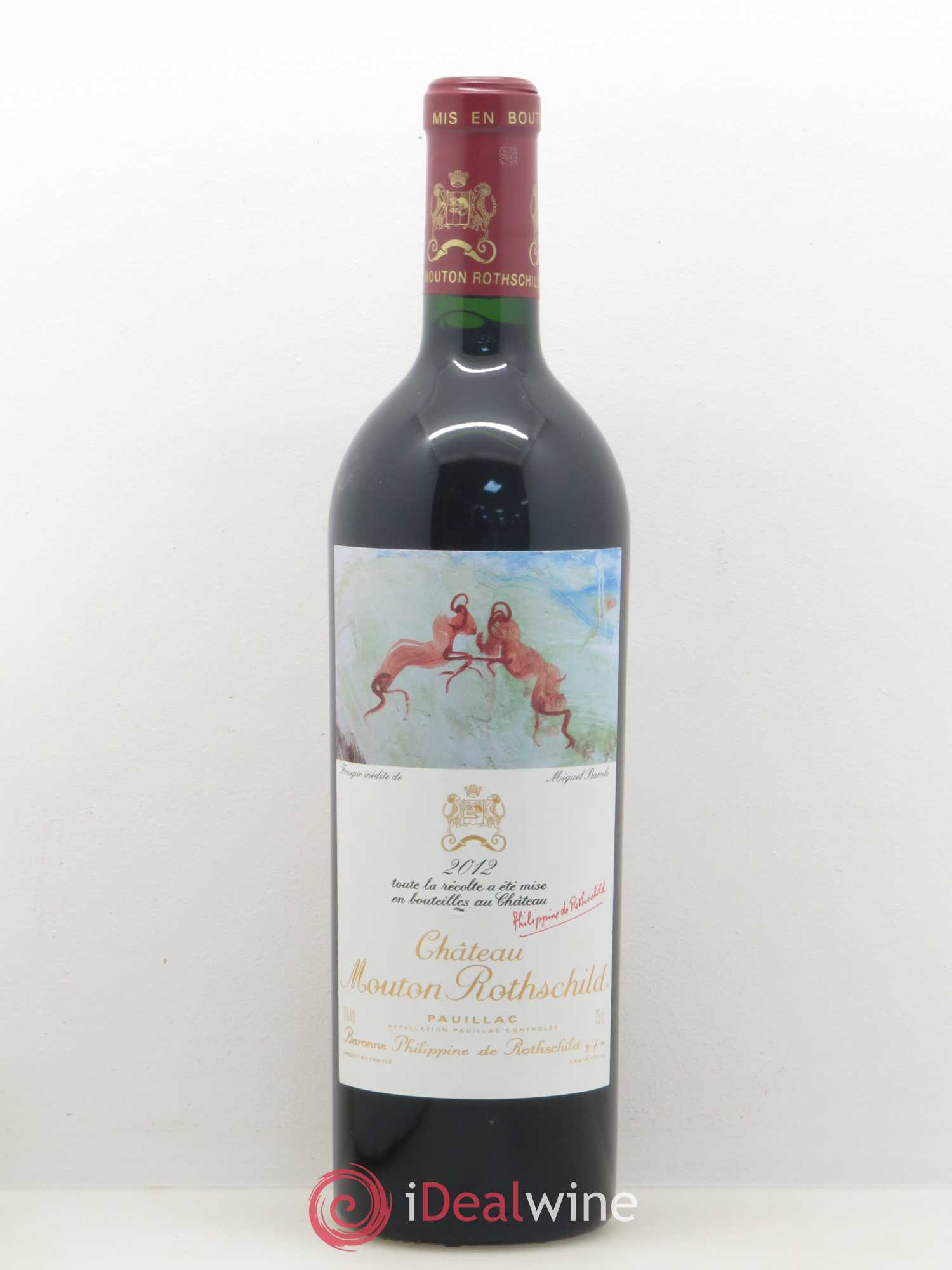 Château Mouton Rothschild 1er Grand Cru Classé 2012 - Lot de 1 bouteille - 0