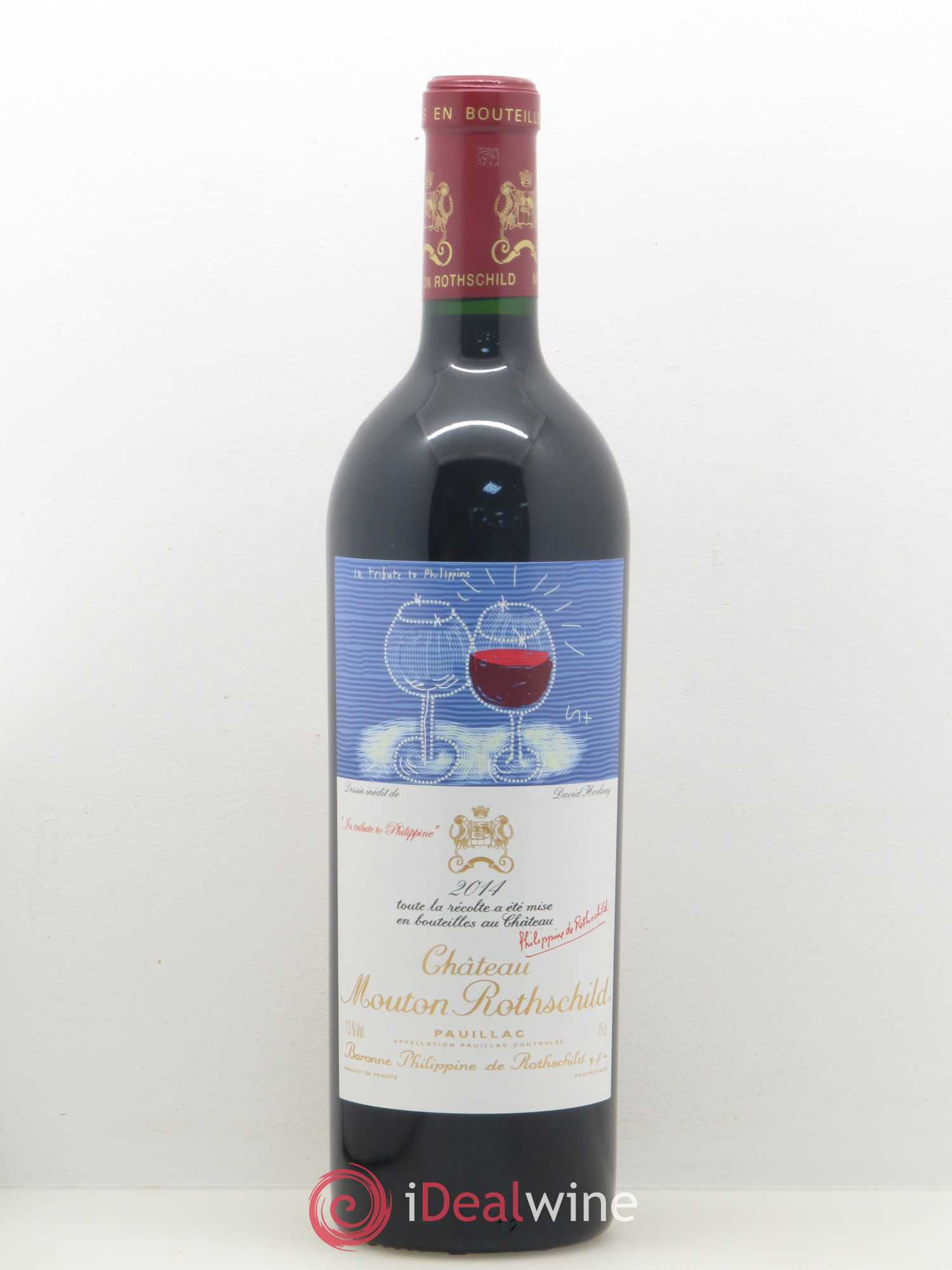 Château Mouton Rothschild 1er Grand Cru Classé 2014 - Lot de 1 bouteille - 0