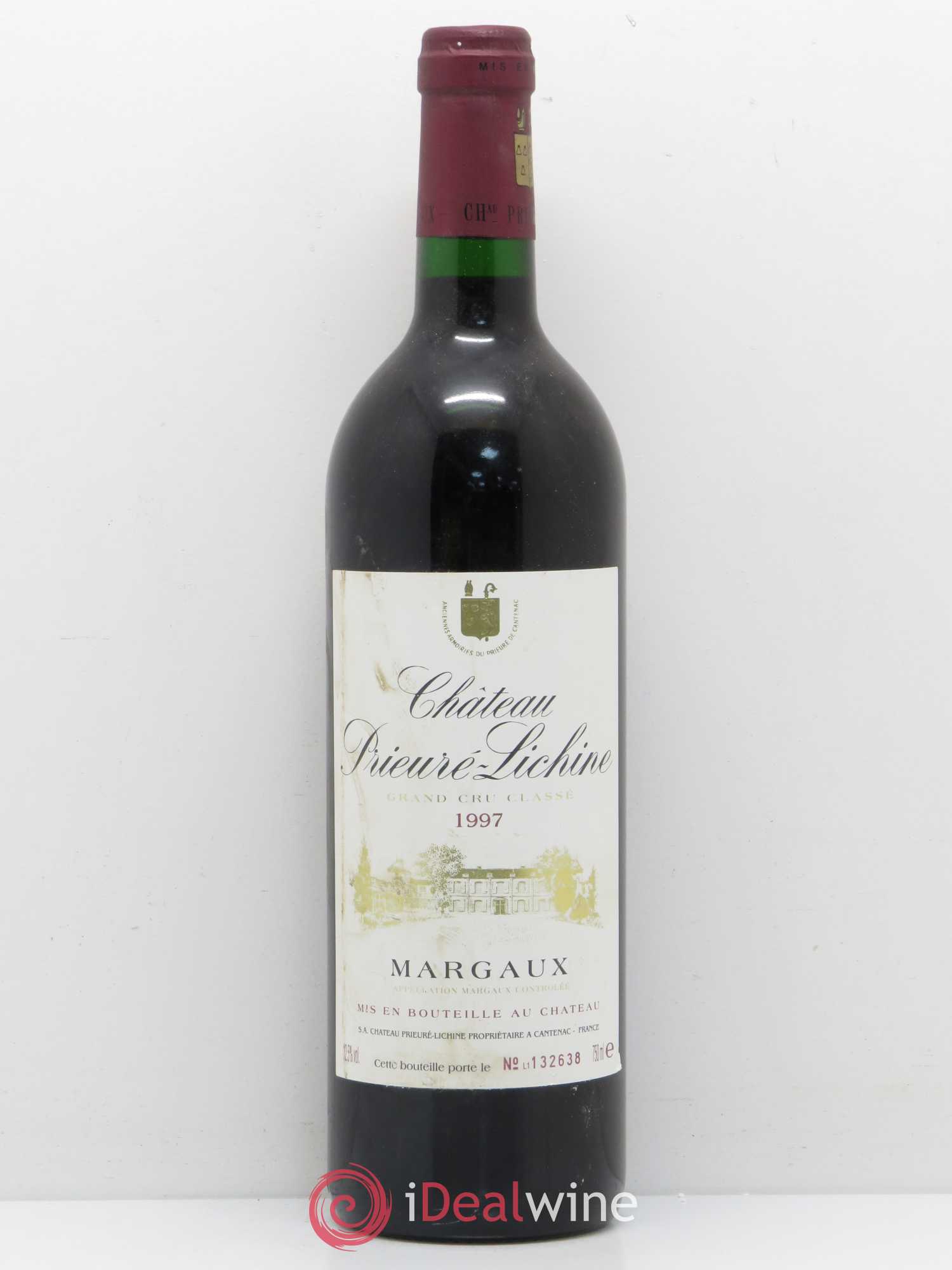 Château Prieuré Lichine 4ème Grand Cru Classé 1997 - Lot de 1 bouteille - 0