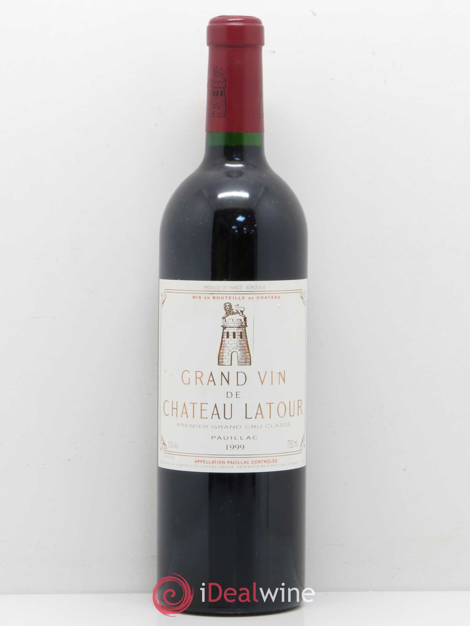Château Latour 1er Grand Cru Classé 1999 - Lot de 1 bouteille - 0