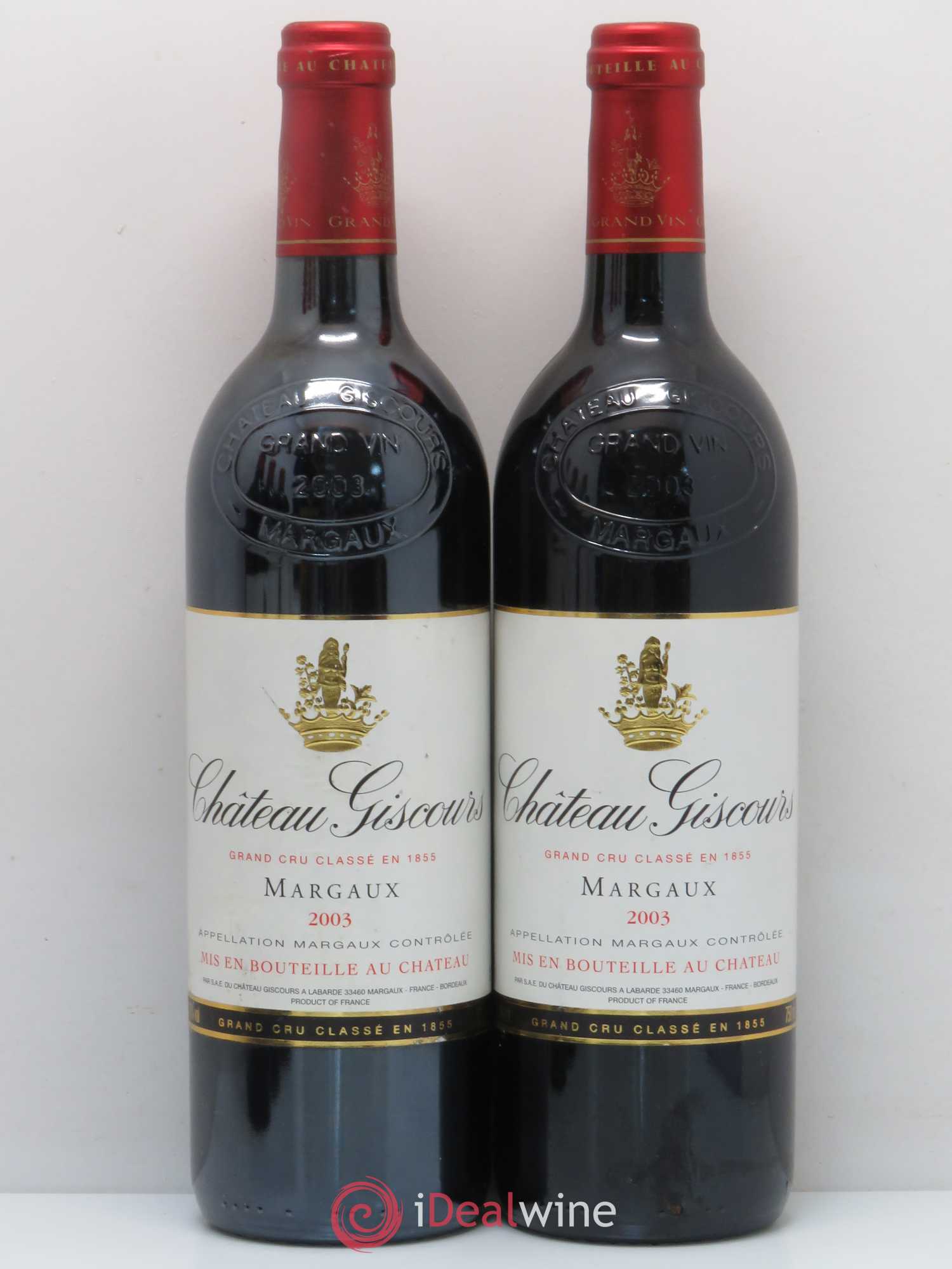 Château Giscours 3ème Grand Cru Classé 2003 - Lot de 5 bouteilles - 2