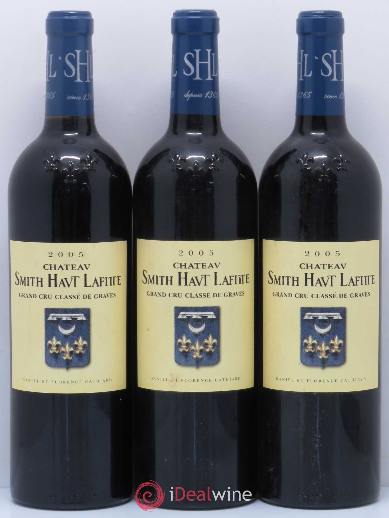 Château Smith Haut Lafitte Cru Classé de Graves 2005 - Lot de 3 bouteilles - 0