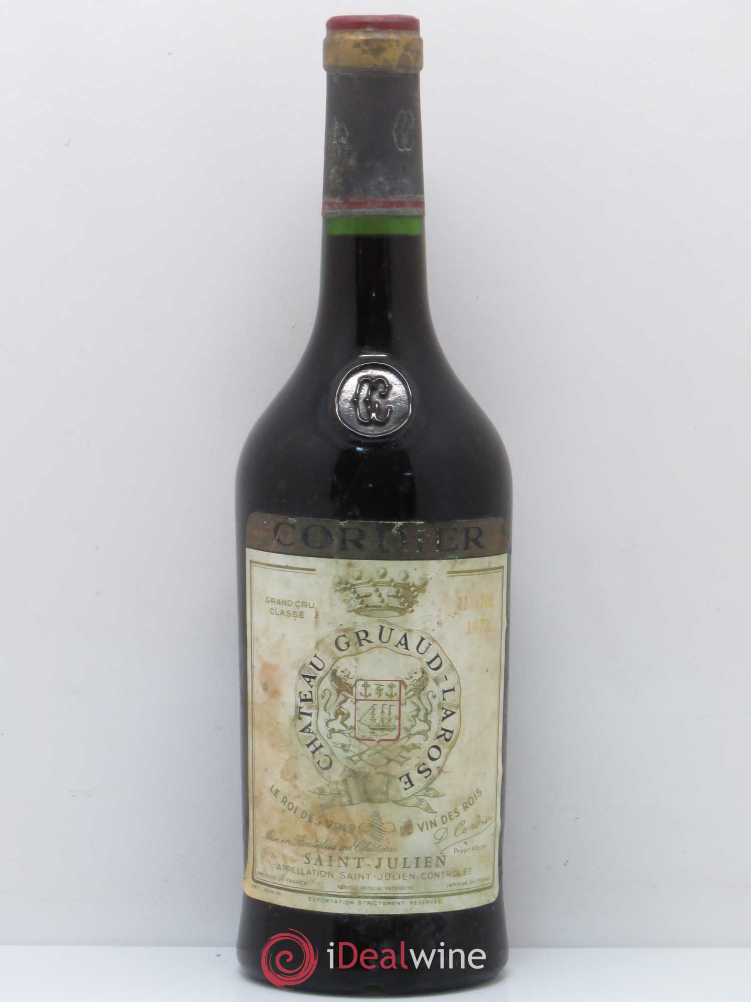 Château Gruaud Larose 2ème Grand Cru Classé 1978 - Lot de 1 bouteille - 0