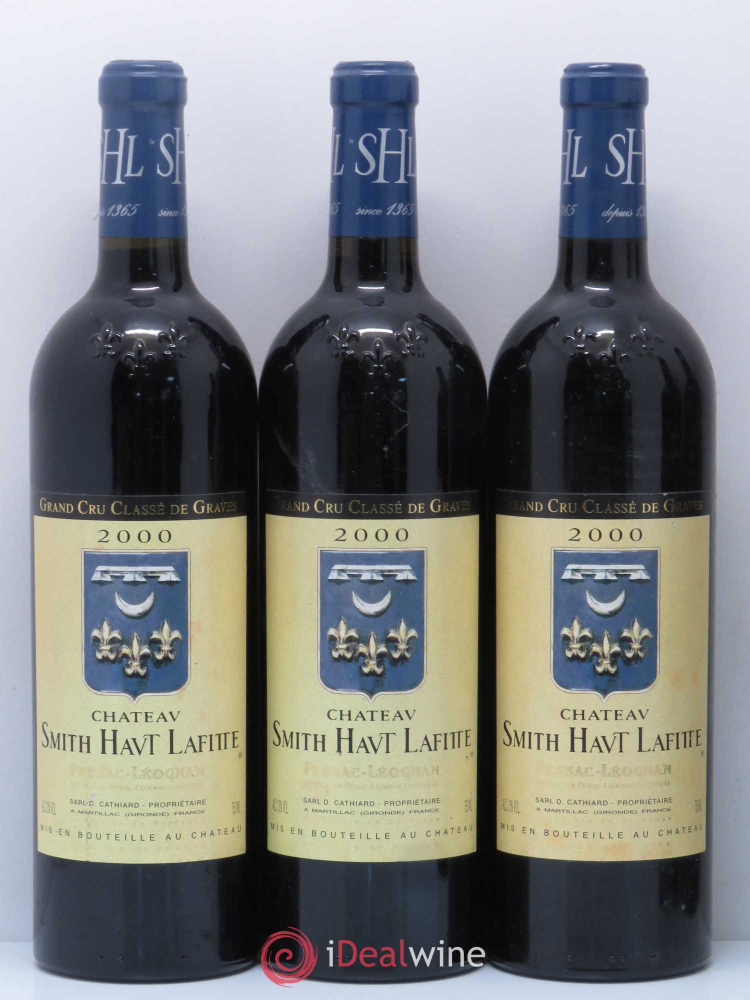 Château Smith Haut Lafitte Cru Classé de Graves 2000 - Lot de 5 bouteilles - 1
