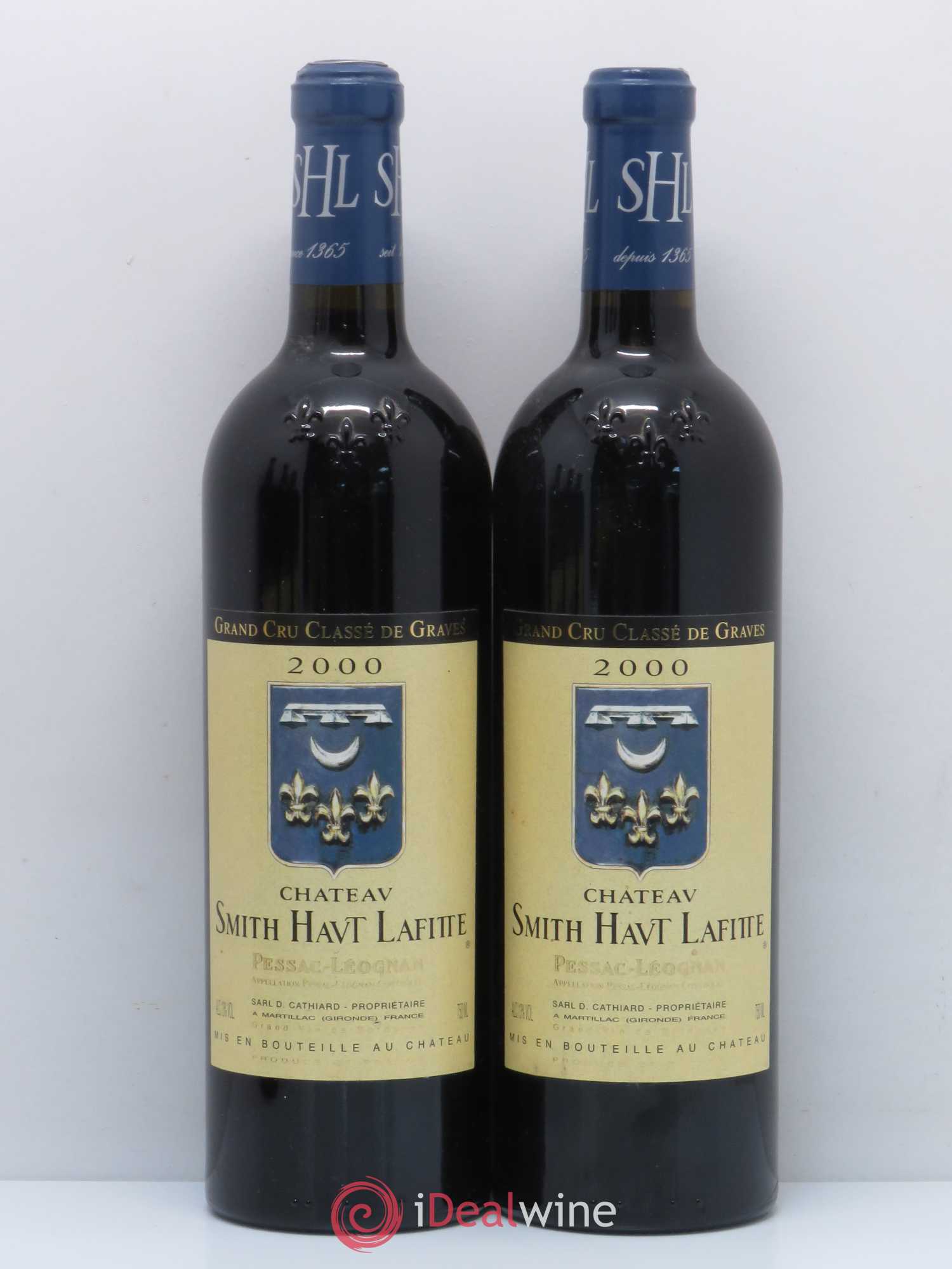 Château Smith Haut Lafitte Cru Classé de Graves 2000 - Lot de 5 bouteilles - 2