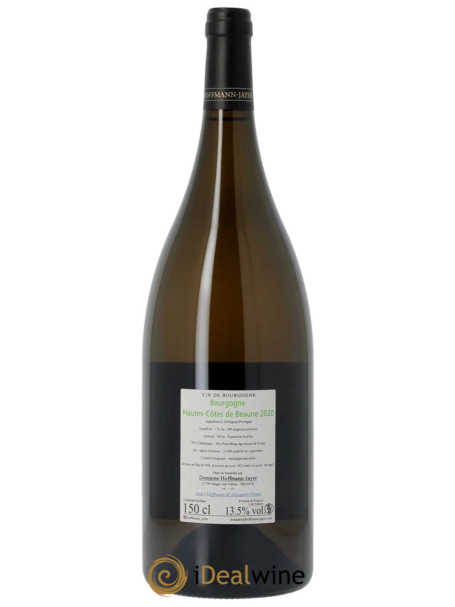Hautes-Côtes de Beaune Hoffmann-Jayer (anciennement Jayer-Gilles) 2020 - Lot of 1 magnum - 1