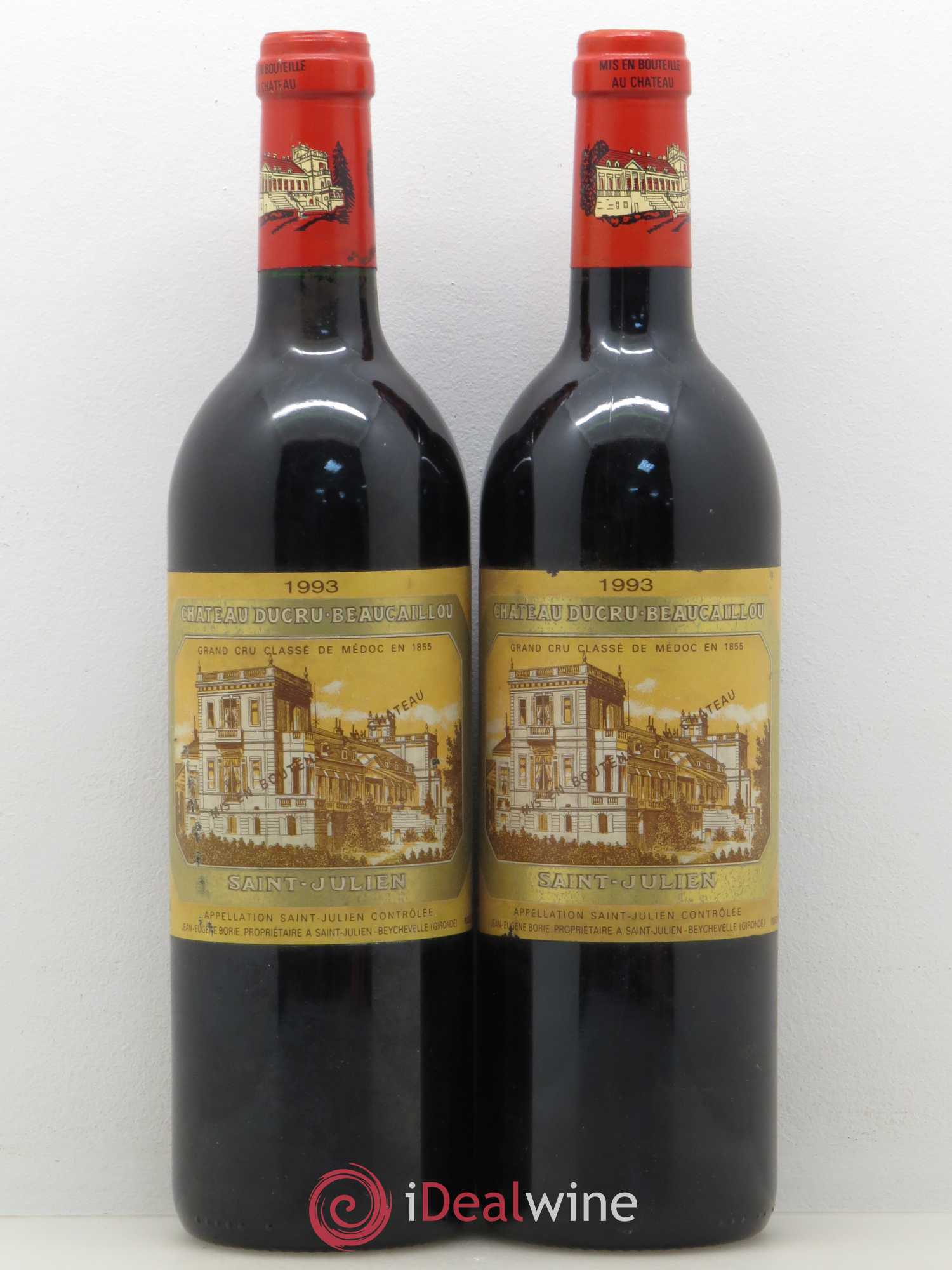 Château Ducru Beaucaillou 2ème Grand Cru Classé 1993 - Lot de 2 bouteilles - 0