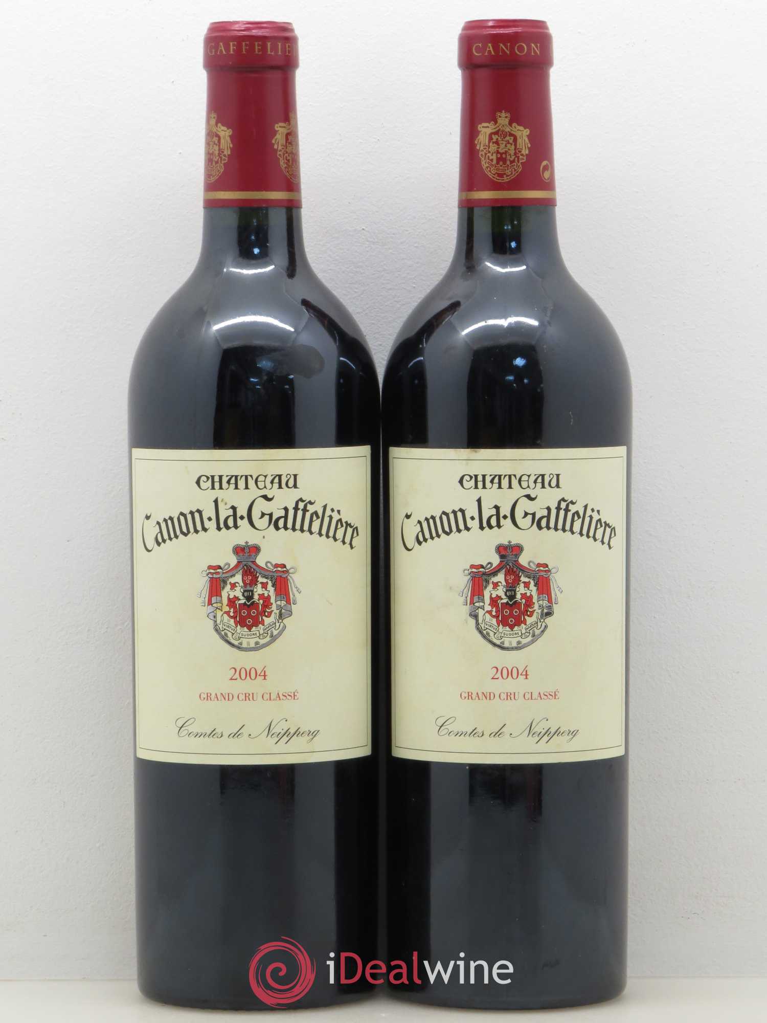 Château Canon la Gaffelière 1er Grand Cru Classé B 2004 - Lot de 2 bouteilles - 0