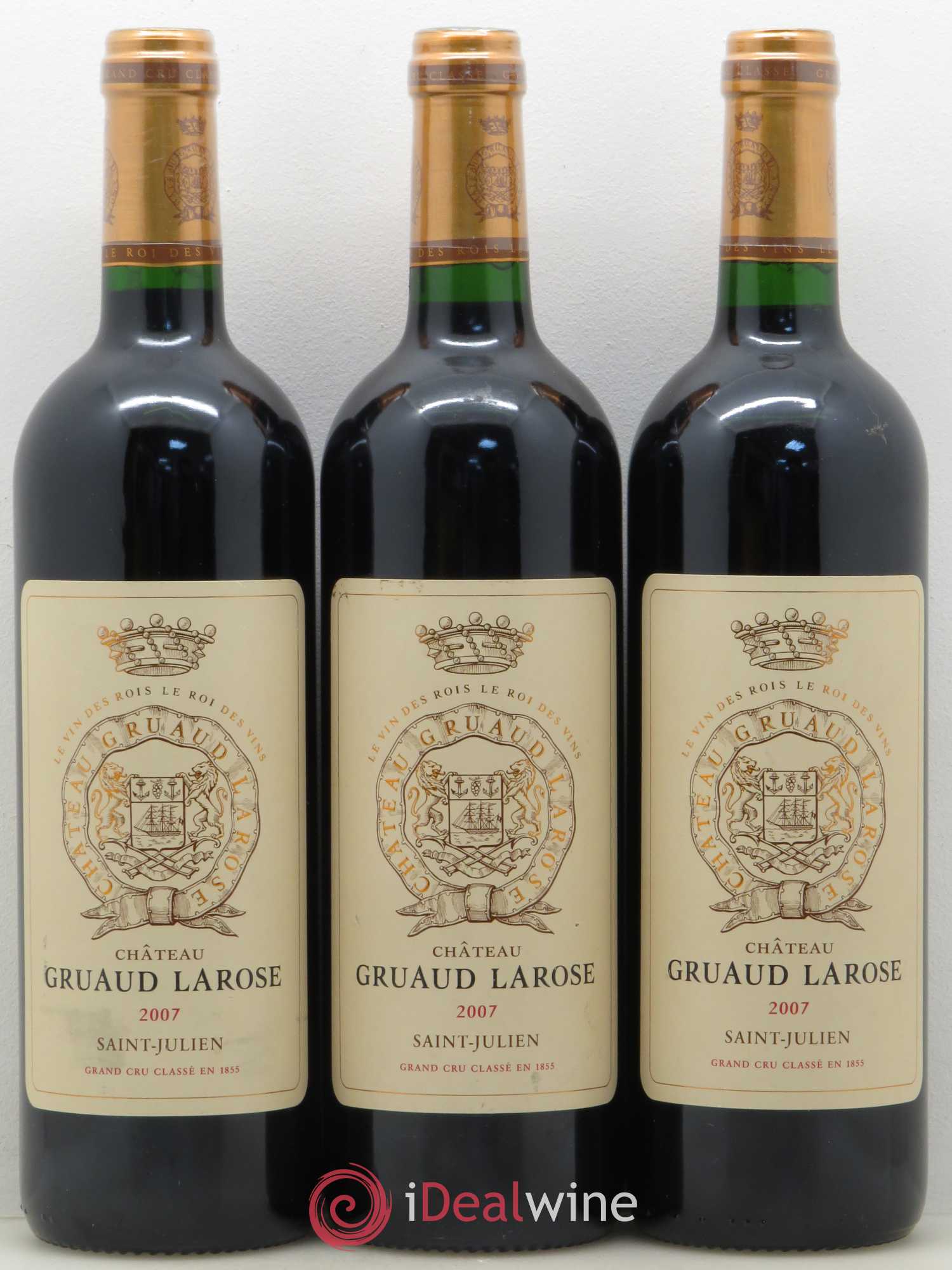 Château Gruaud Larose 2ème Grand Cru Classé 2007 - Lot de 3 bouteilles - 0
