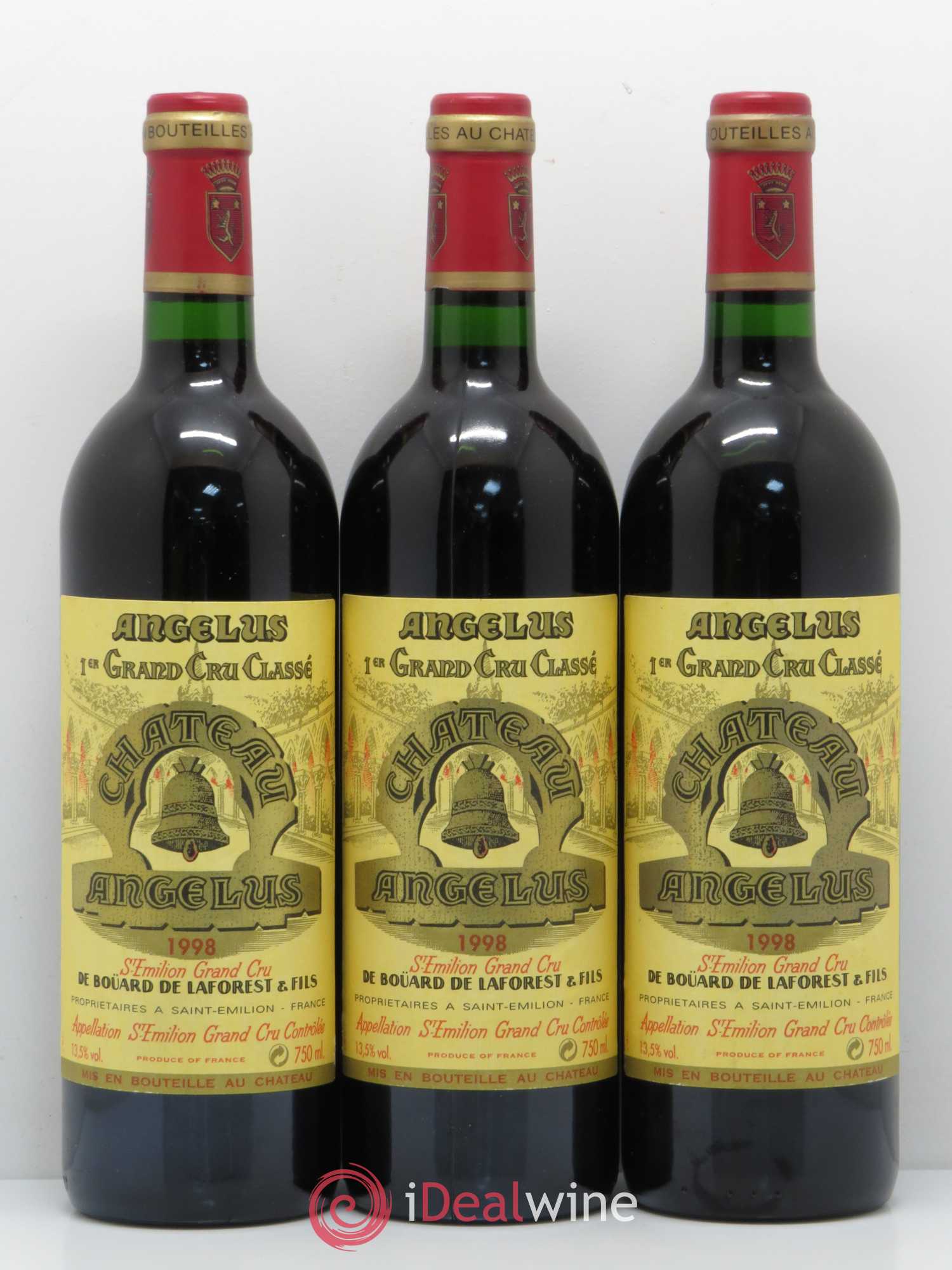 Château Angélus 1er Grand Cru Classé A 1998 - Lot de 6 bouteilles - 2