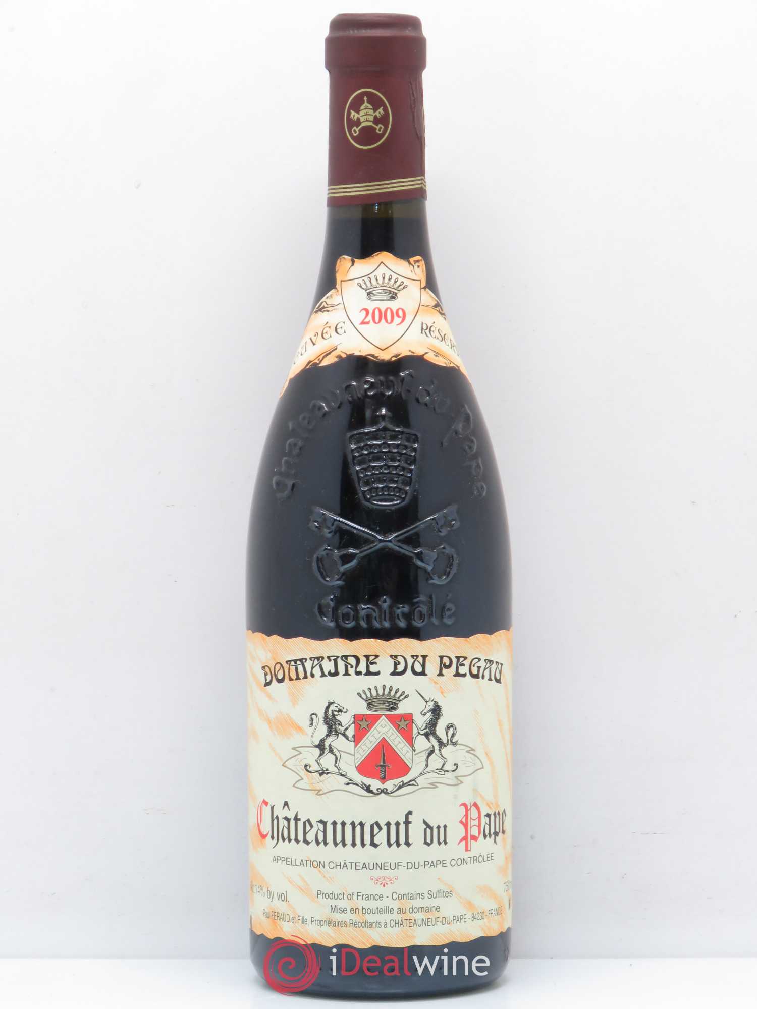 Châteauneuf-du-Pape Domaine du Pégau Cuvée Réservée Paul et Laurence Féraud 2009 - Lot de 1 bouteille - 0