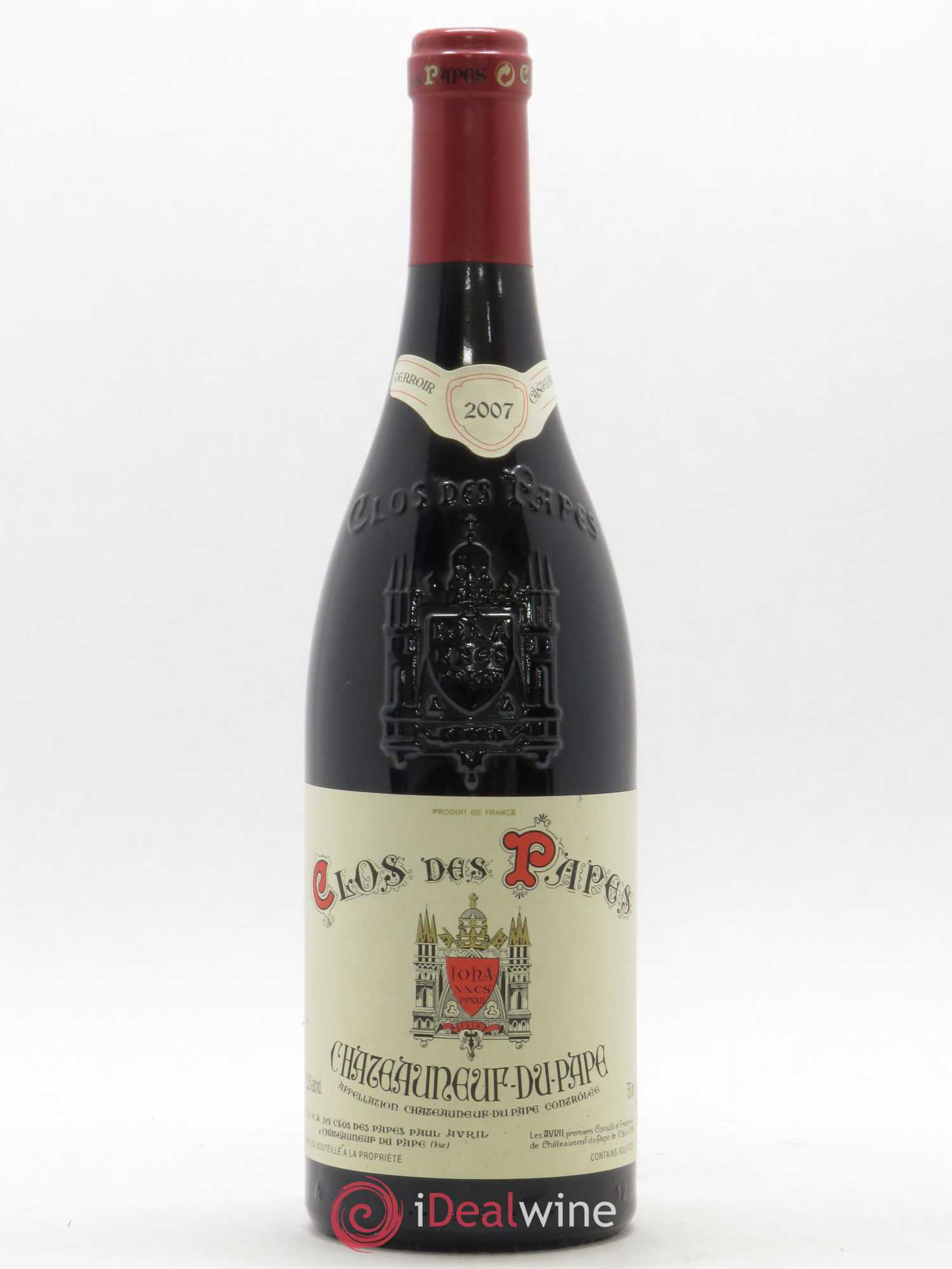 Châteauneuf-du-Pape Clos des Papes - Paul Avril 2007 - Lot de 1 bouteille - 0