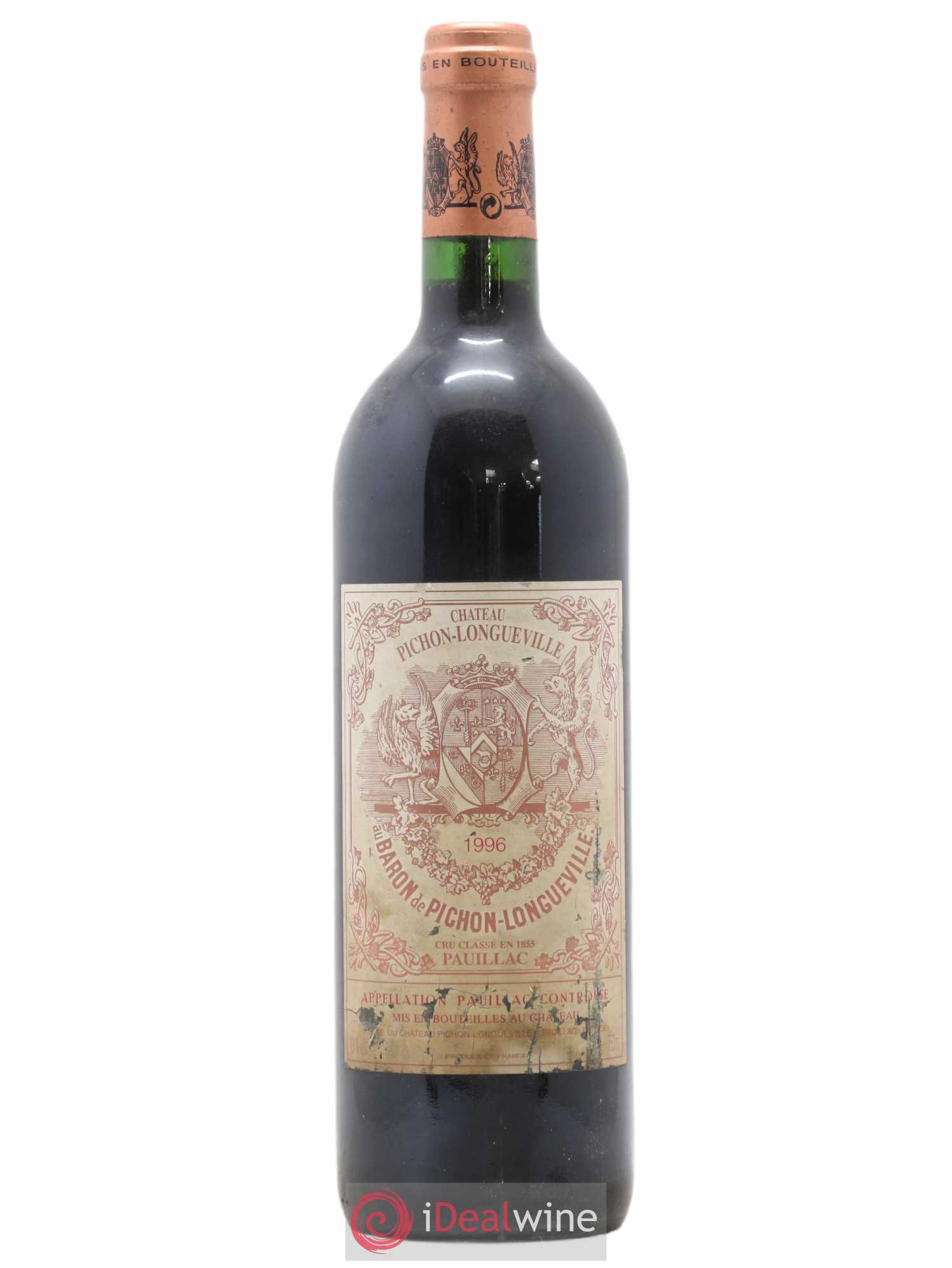 Pichon Longueville Baron 2ème Grand Cru Classé 1996 - Lot de 1 bouteille - 0