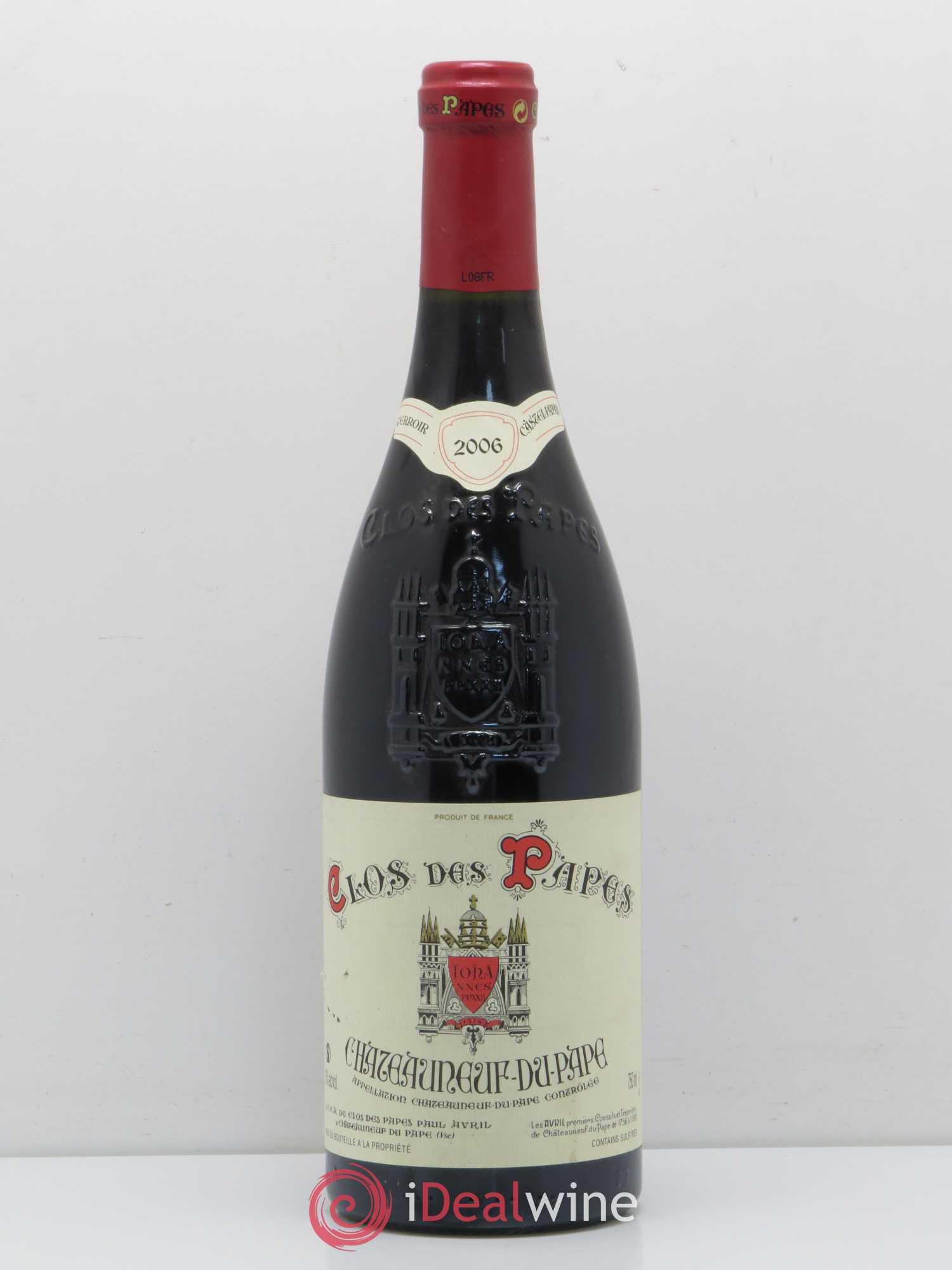 Châteauneuf-du-Pape Clos des Papes - Paul Avril 2006 - Lot de 1 bouteille - 0