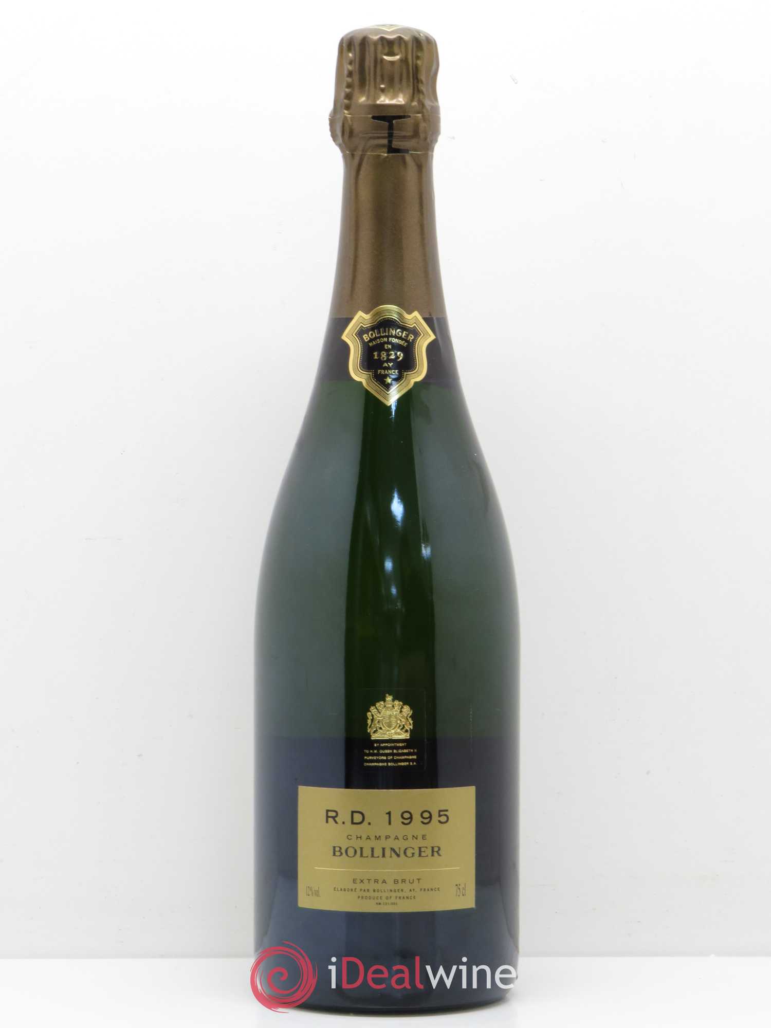 R.D. Extra-Brut Bollinger 1995 - Lot de 1 bouteille - 0