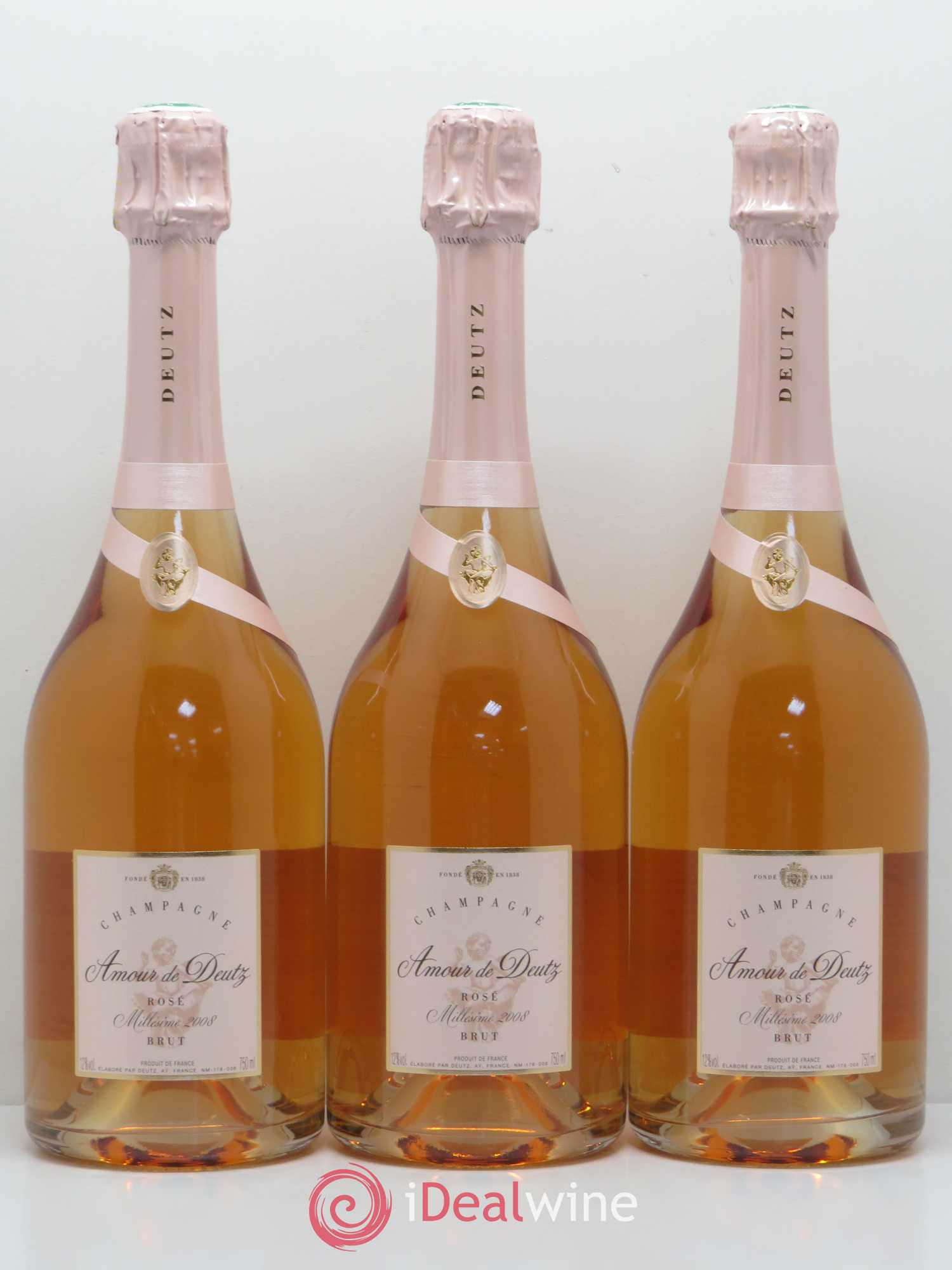 Rosé Deutz 2008 - Lot de 3 bouteilles - 0