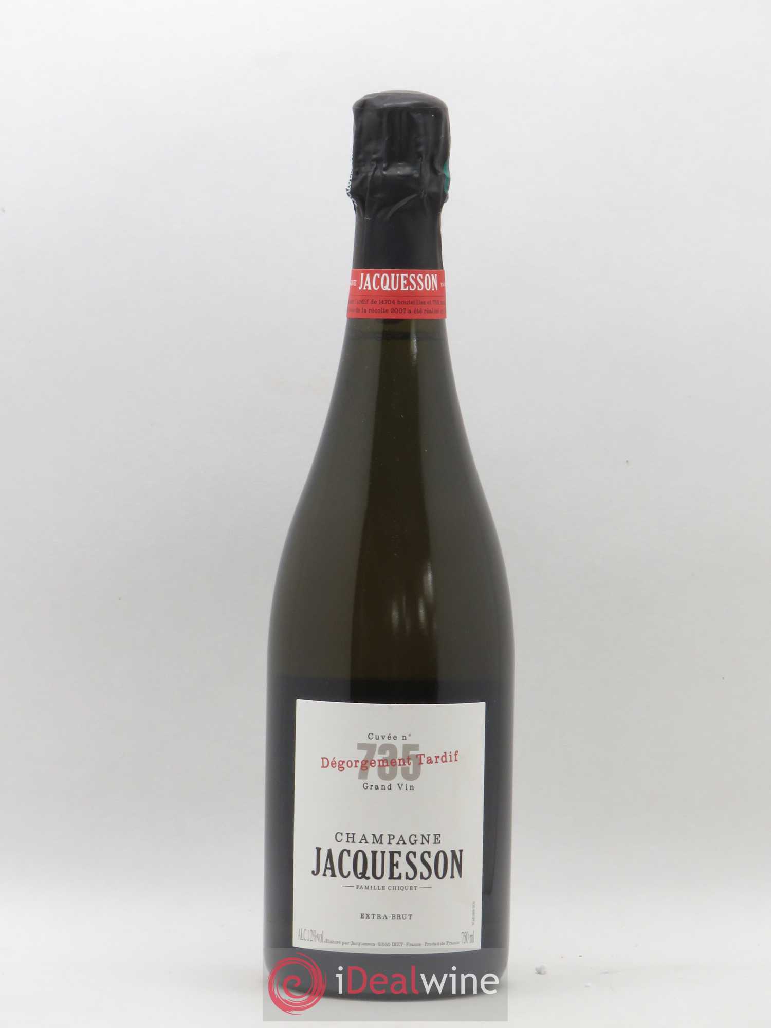 Cuvée 735 DT (Dégorgement Tardif) Extra-Brut Jacquesson - Lot de 1 bouteille - 0