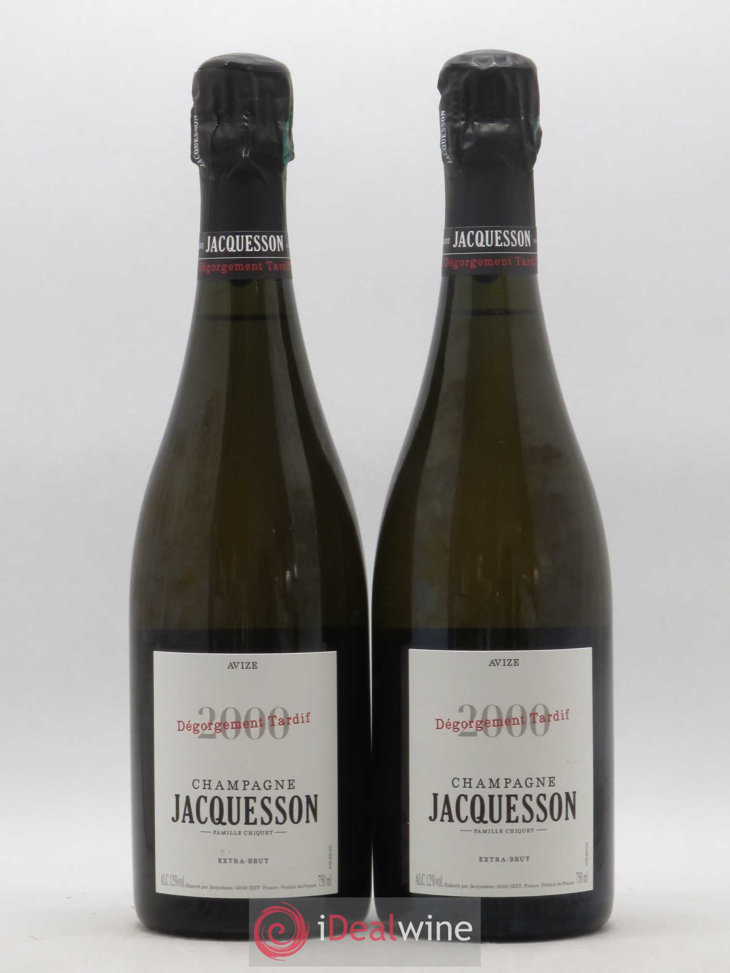 Avize DT (Dégorgement Tardif) Jacquesson 2000 - Lot de 2 bouteilles - 0