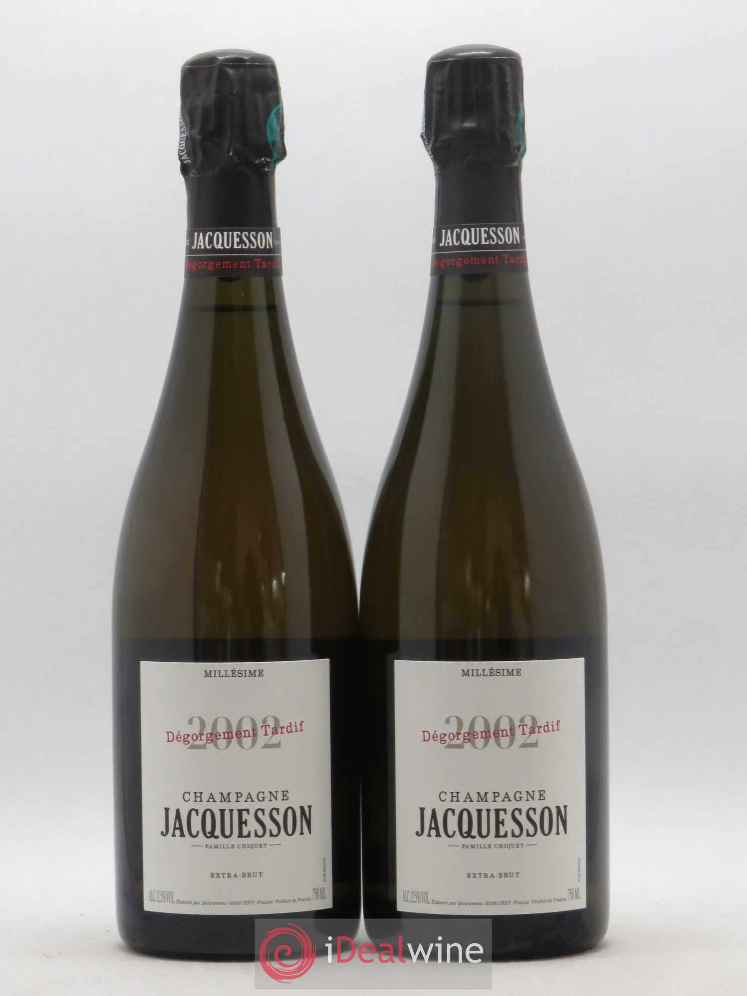 Dégorgement Tardif Jacquesson 2002 - Lot de 2 bouteilles - 0