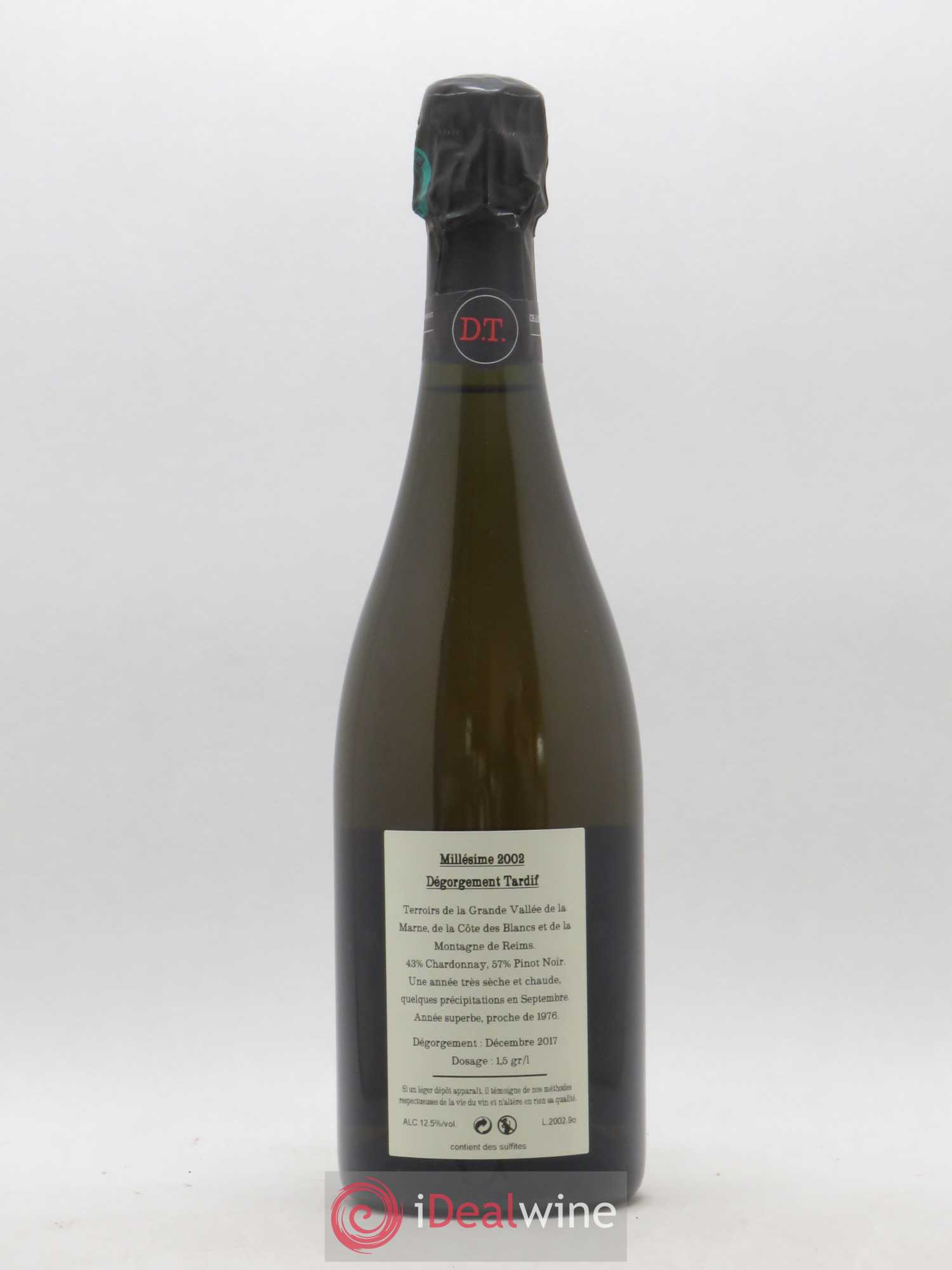 Dégorgement Tardif Jacquesson 2002 - Lot de 1 bouteille - 1