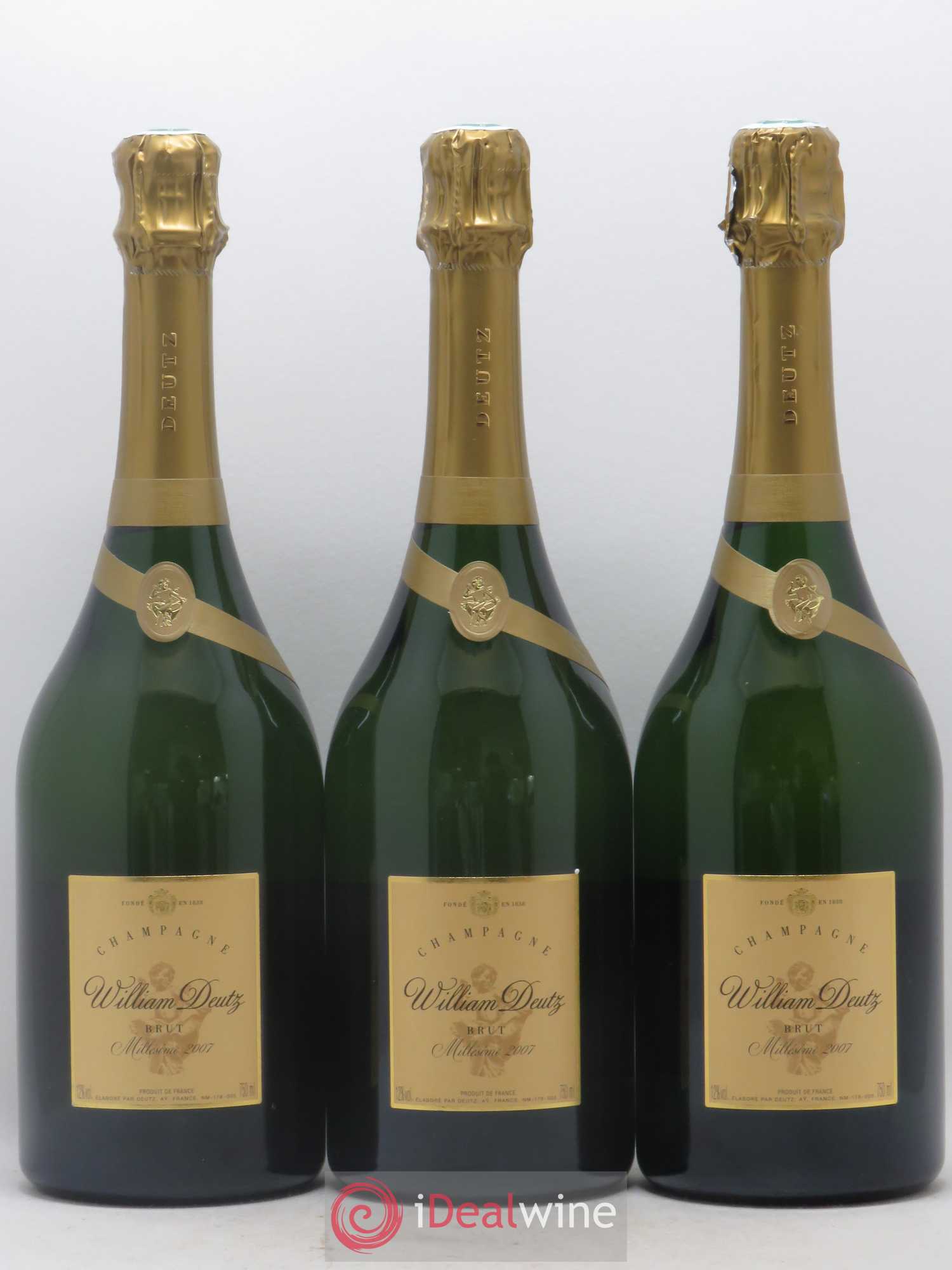 Cuvée William Deutz Deutz 2007 - Lot de 3 bouteilles - 0