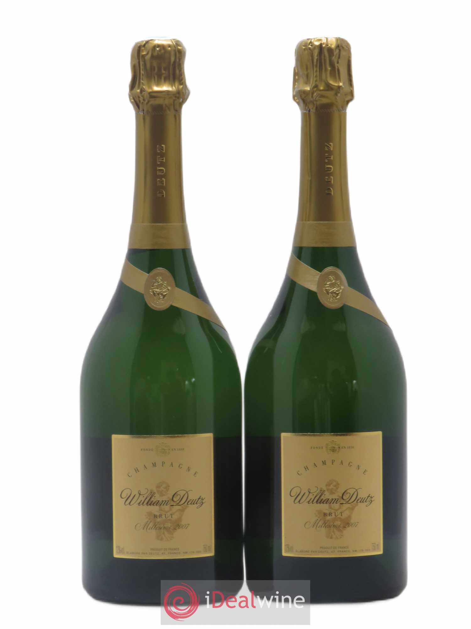 Cuvée William Deutz Deutz 2007 - Lot de 2 bouteilles - 0