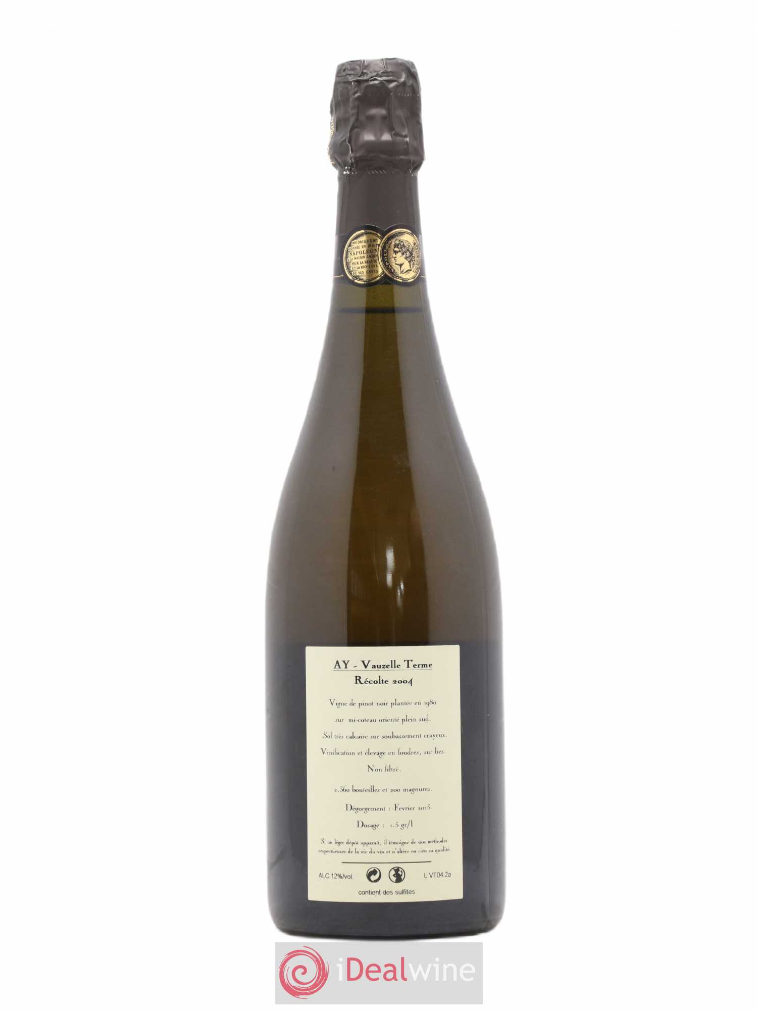 Aÿ Vauzelle Terme Extra-Brut Jacquesson 2004 - Lot de 1 bouteille - 1