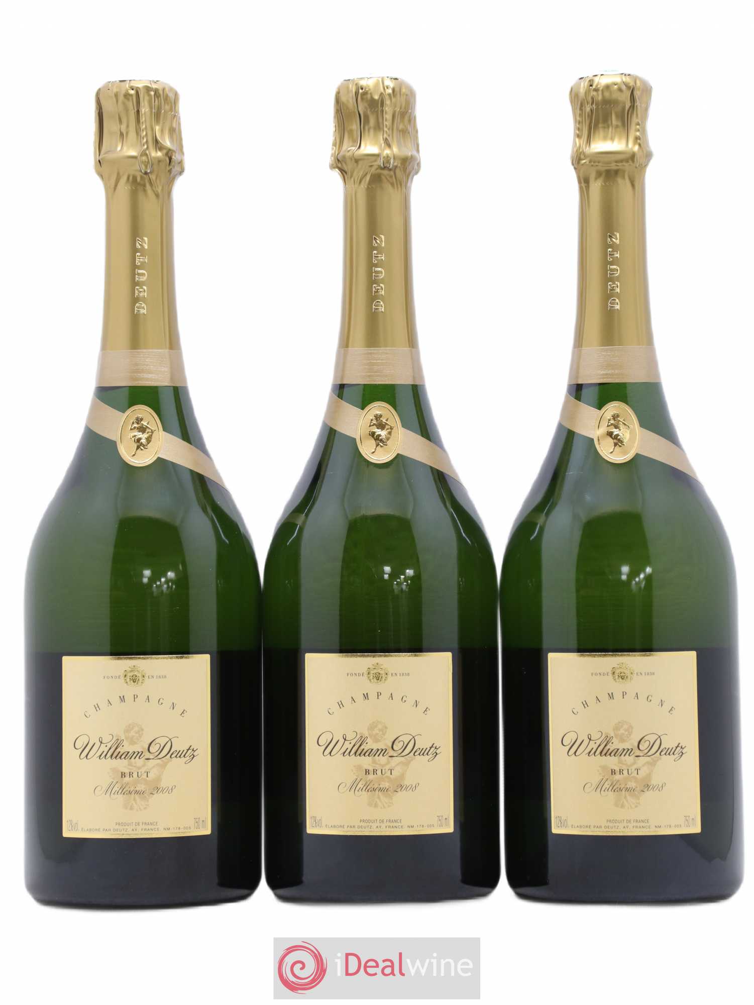 Brut Deutz 2008 - Lot de 3 bouteilles - 0