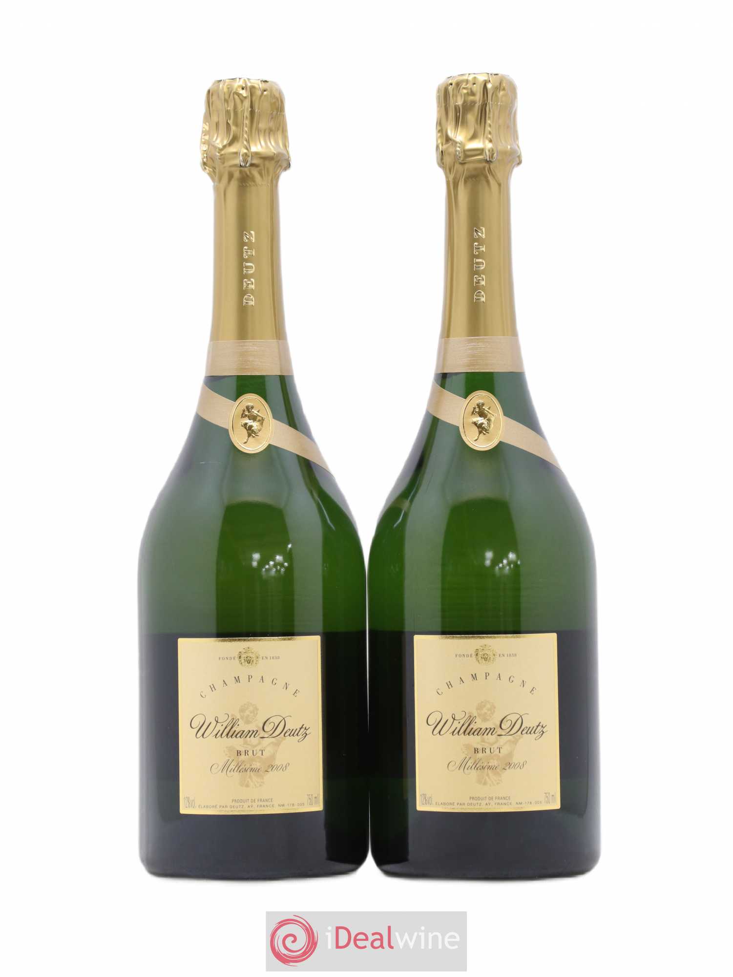Brut Deutz 2008 - Lot de 2 bouteilles - 0