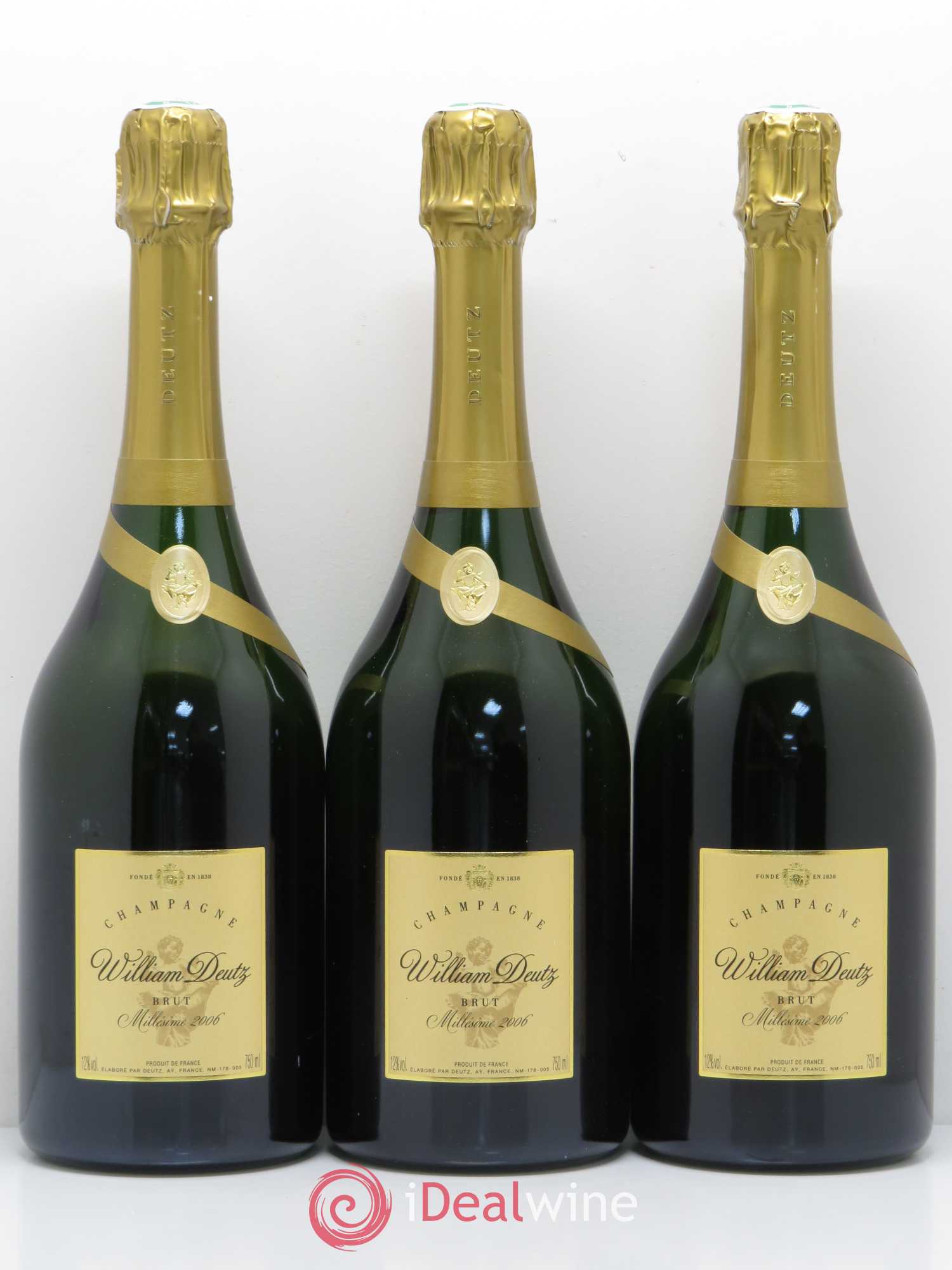 Cuvée William Deutz Deutz 2006 - Lot de 3 bouteilles - 0
