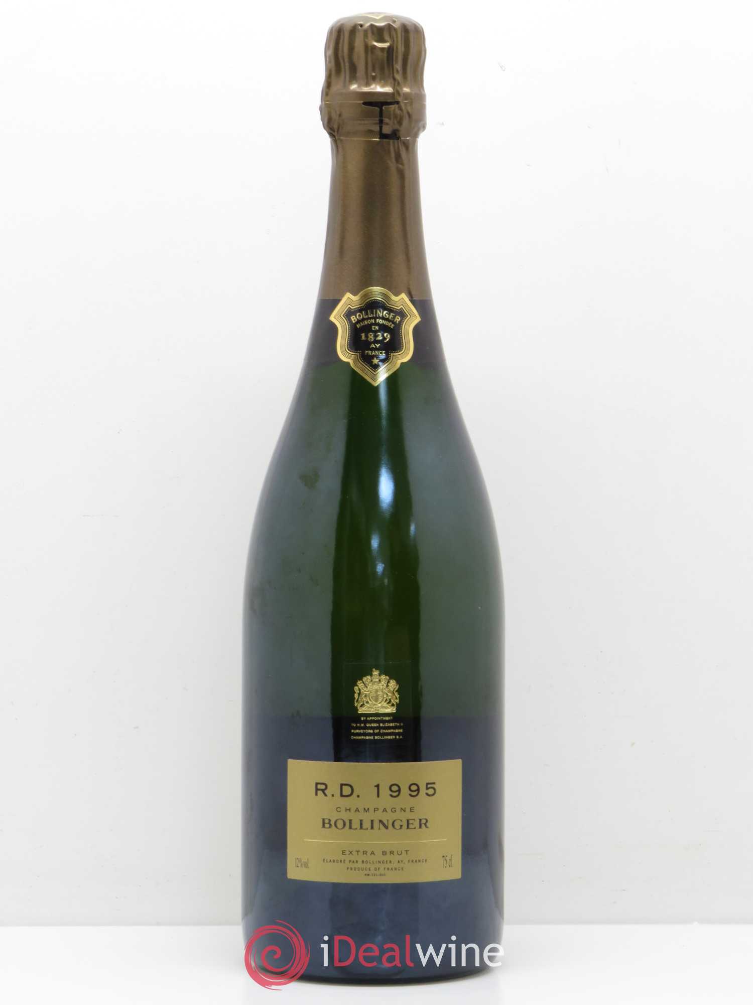 R.D. Extra-Brut Bollinger 1995 - Lot de 1 bouteille - 0