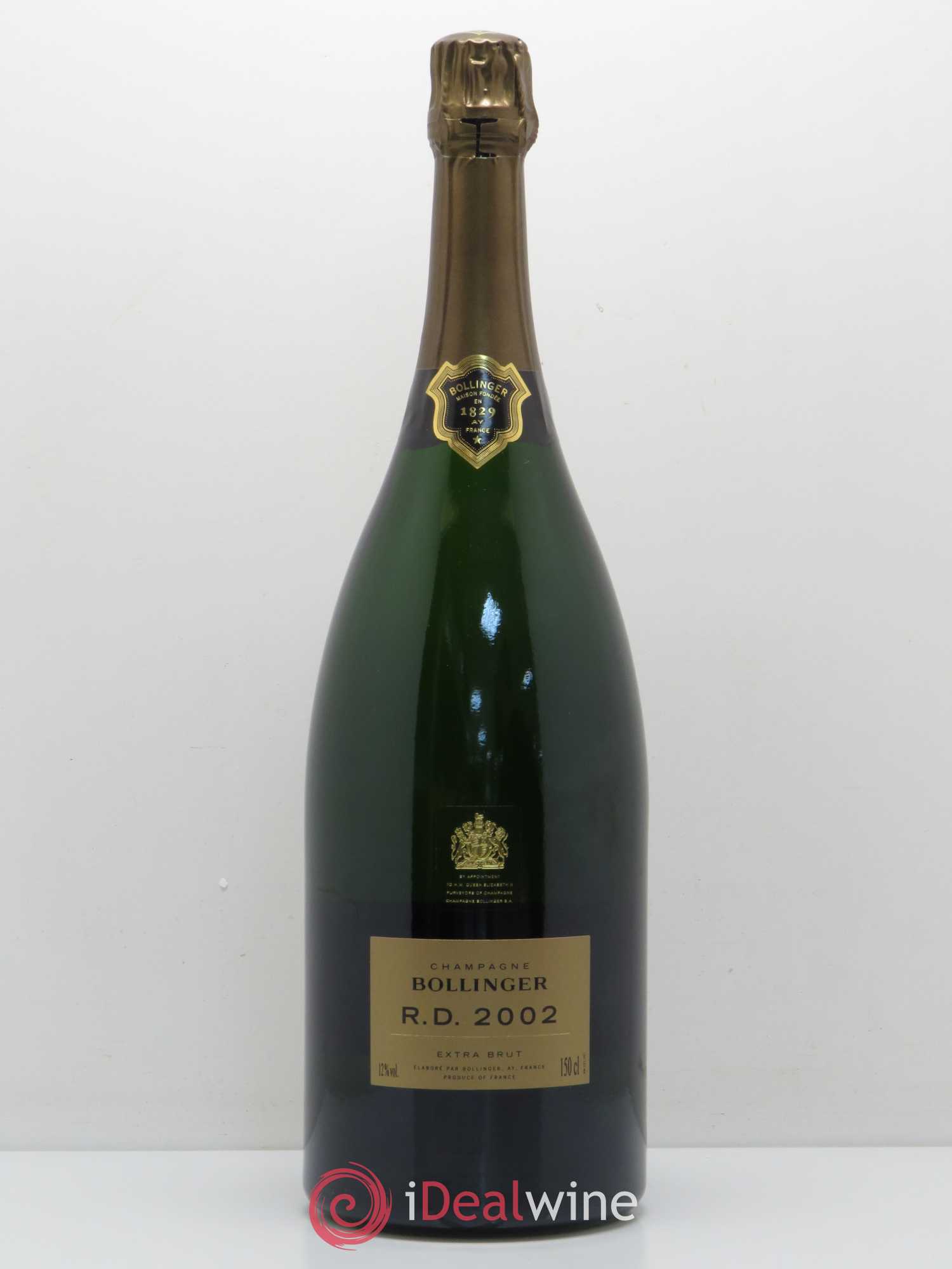 R.D. Extra-Brut Bollinger 2002 - Lot de 1 magnum - 0