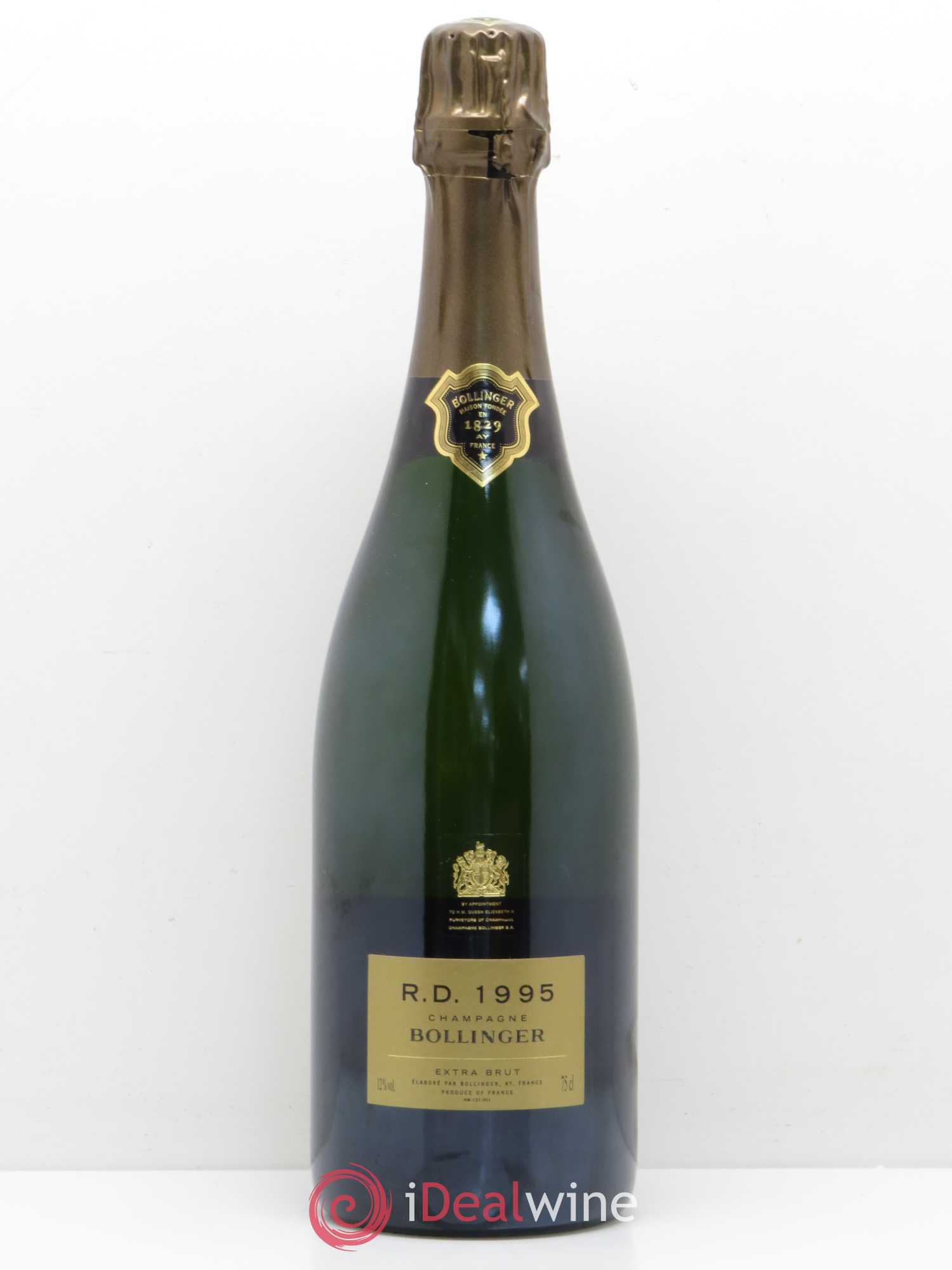 R.D. Extra-Brut Bollinger 1995 - Lot de 1 bouteille - 0