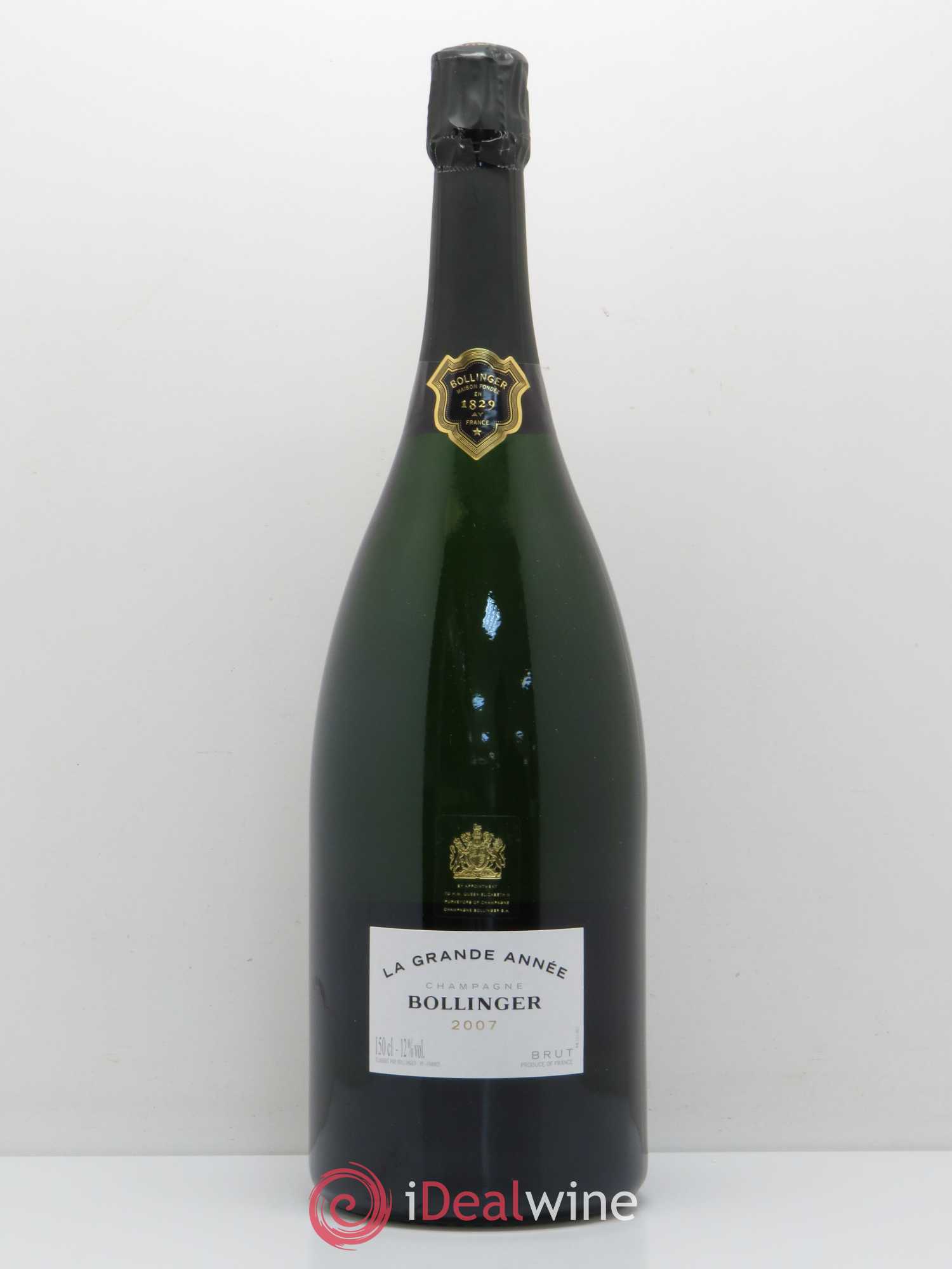La Grande Année Brut Bollinger 2007 - Lot de 1 magnum - 0