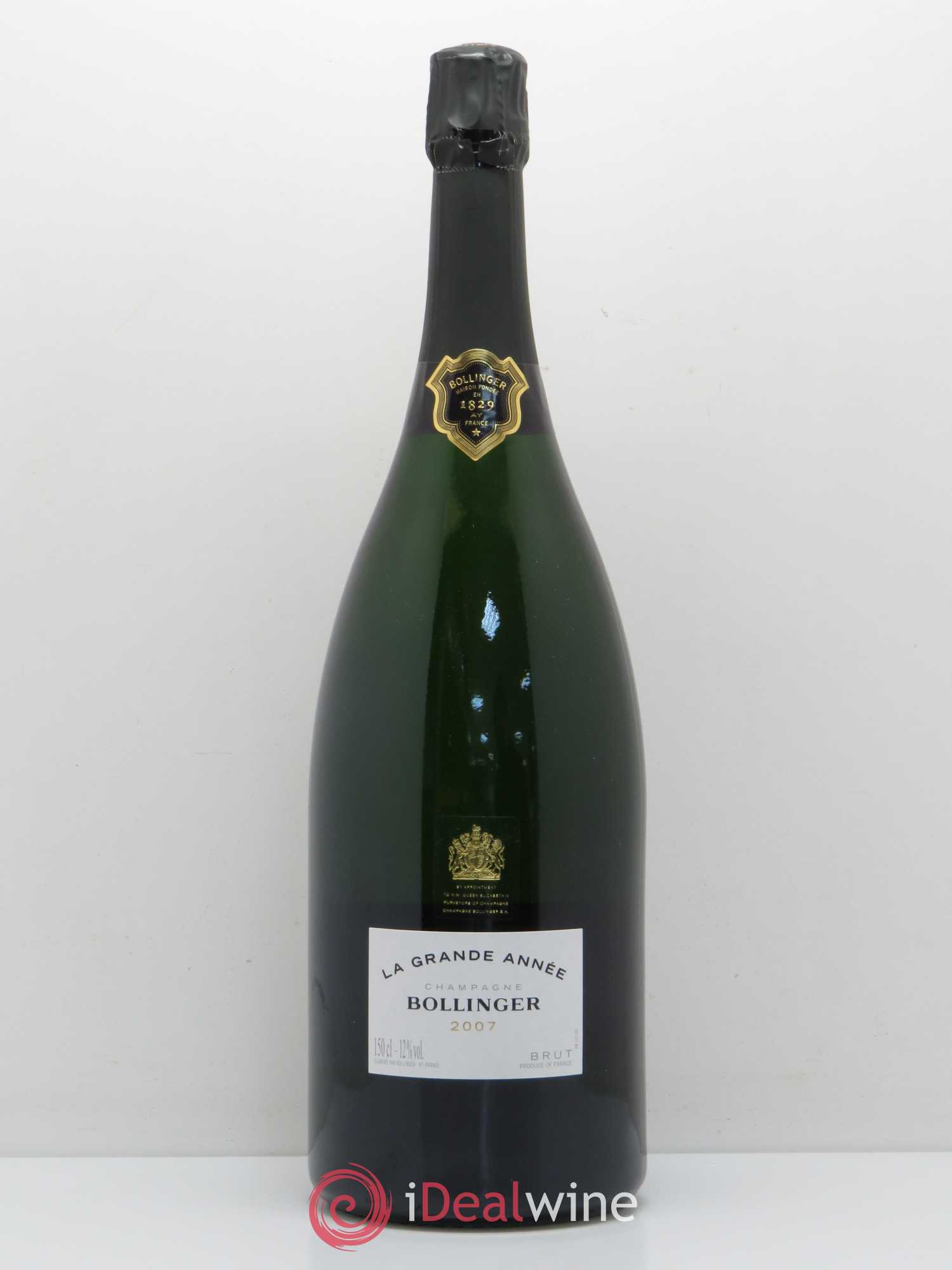 La Grande Année Brut Bollinger 2007 - Lot de 1 magnum - 0