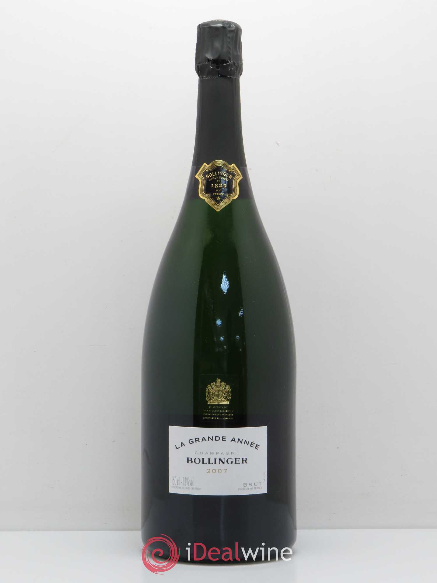 La Grande Année Brut Bollinger 2007 - Lot de 1 magnum - 0