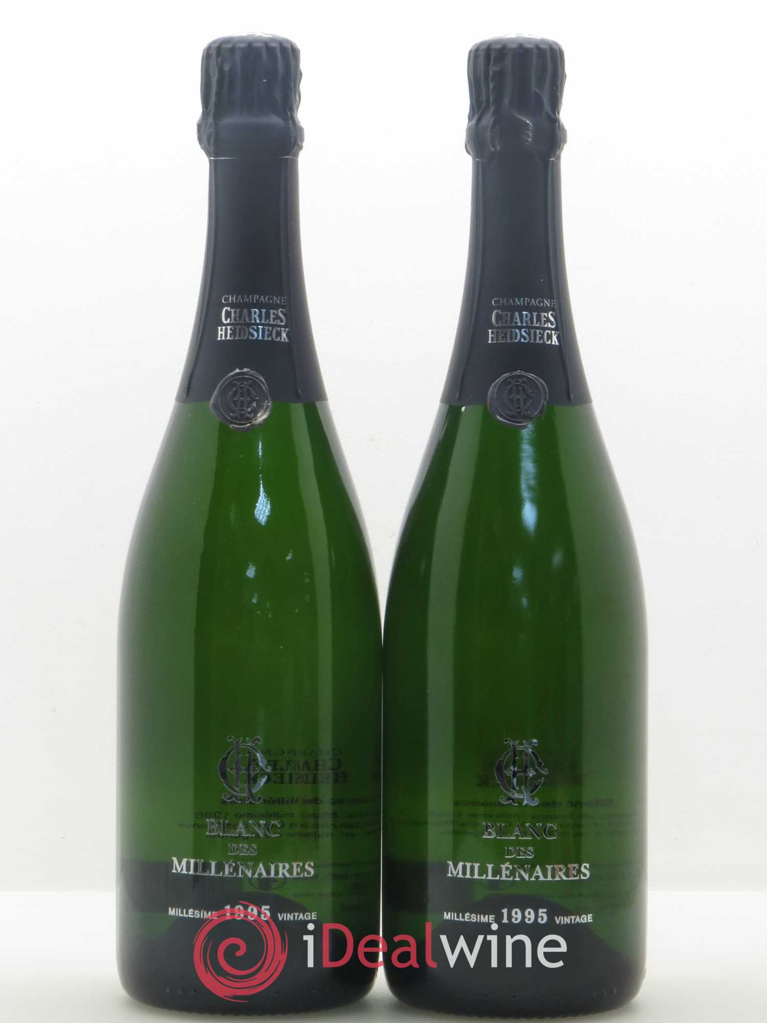 Blanc de Blancs Blanc des Millénaires Brut Charles Heidsieck 1995 - Lot de 2 bouteilles - 0