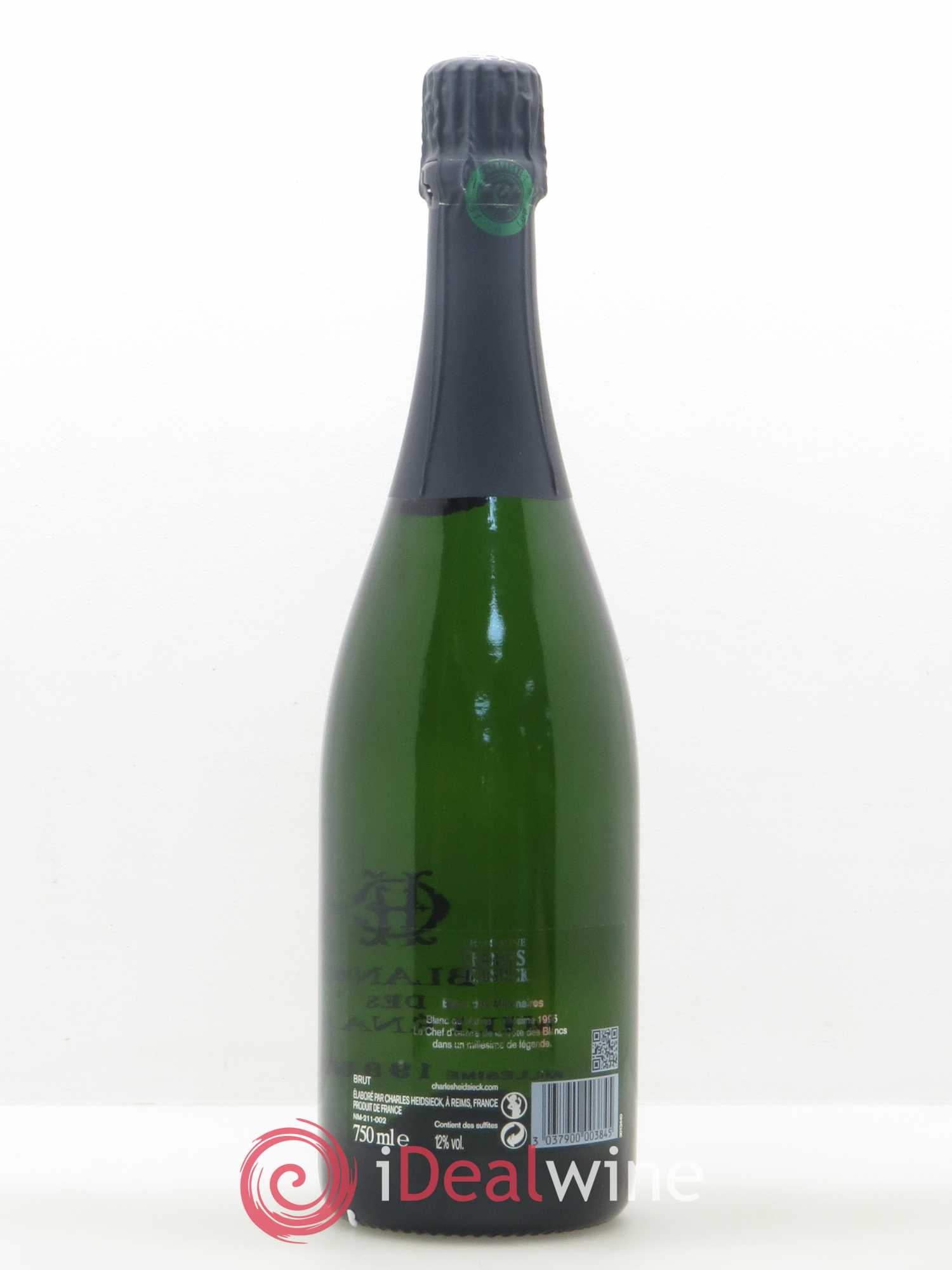 Blanc de Blancs Blanc des Millénaires Brut Charles Heidsieck 1995 - Lot de 1 bouteille - 1
