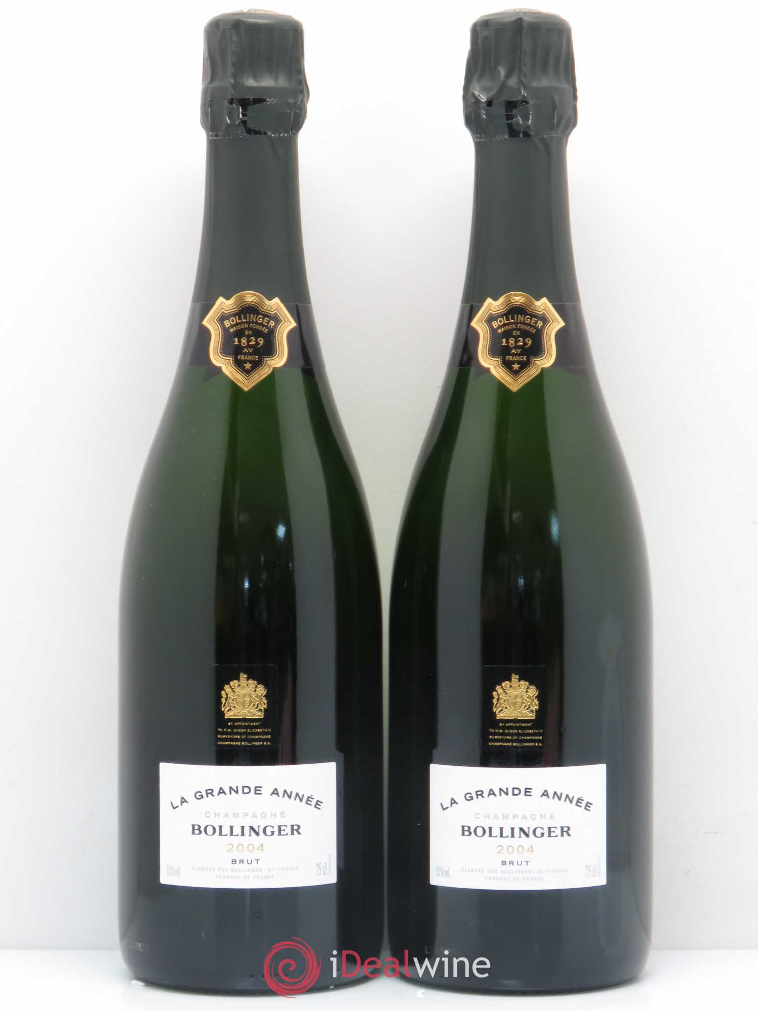 La Grande Année Brut Bollinger 2004 - Lot de 2 bouteilles - 0