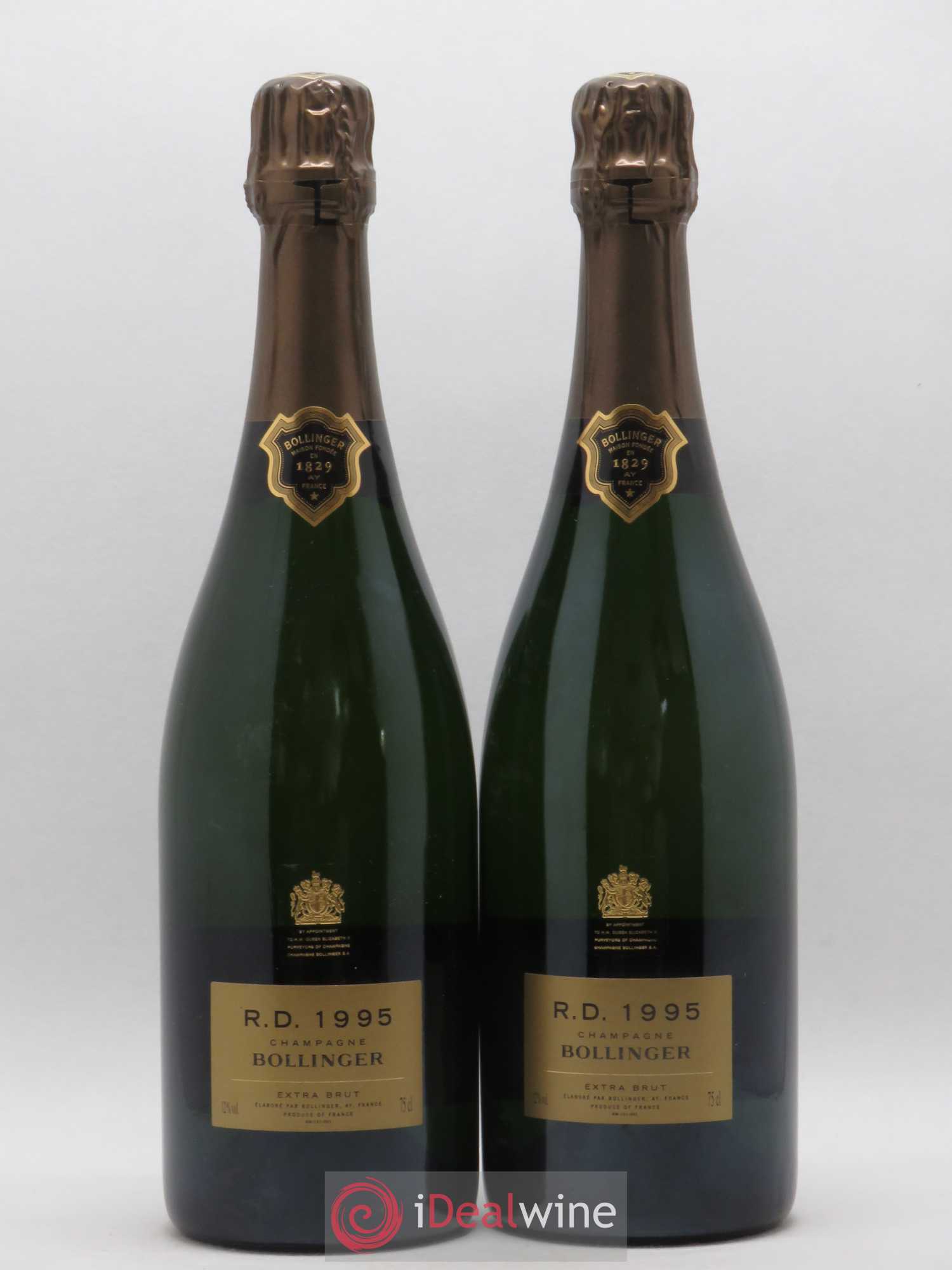 R.D. Extra-Brut Bollinger 1995 - Lot de 2 bouteilles - 0