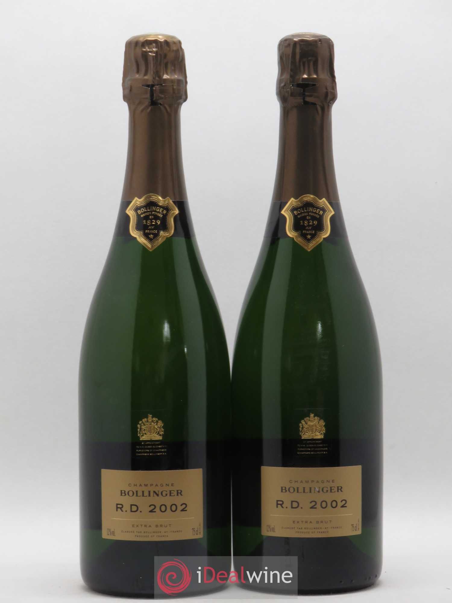 R.D. Extra-Brut Bollinger 2002 - Lot de 2 bouteilles - 0