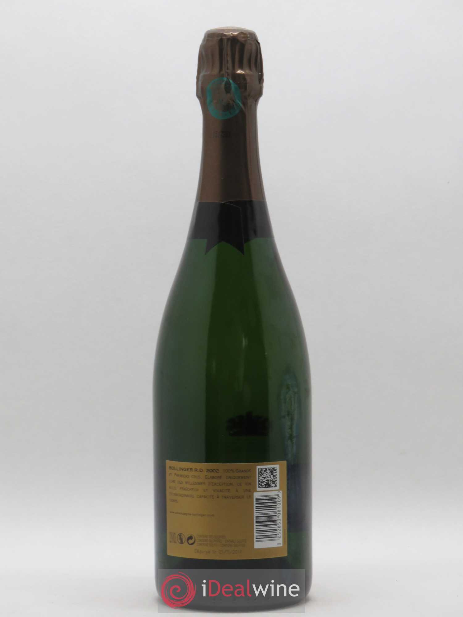 R.D. Extra-Brut Bollinger 2002 - Lot de 1 bouteille - 1