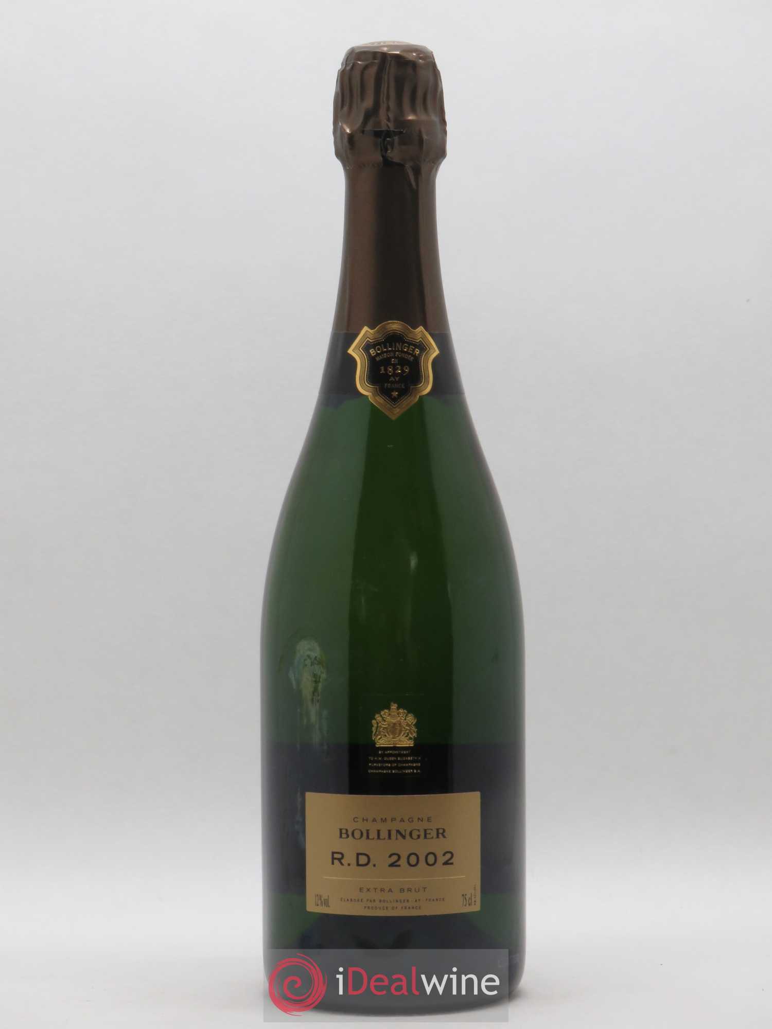 R.D. Extra-Brut Bollinger 2002 - Lot de 1 bouteille - 0