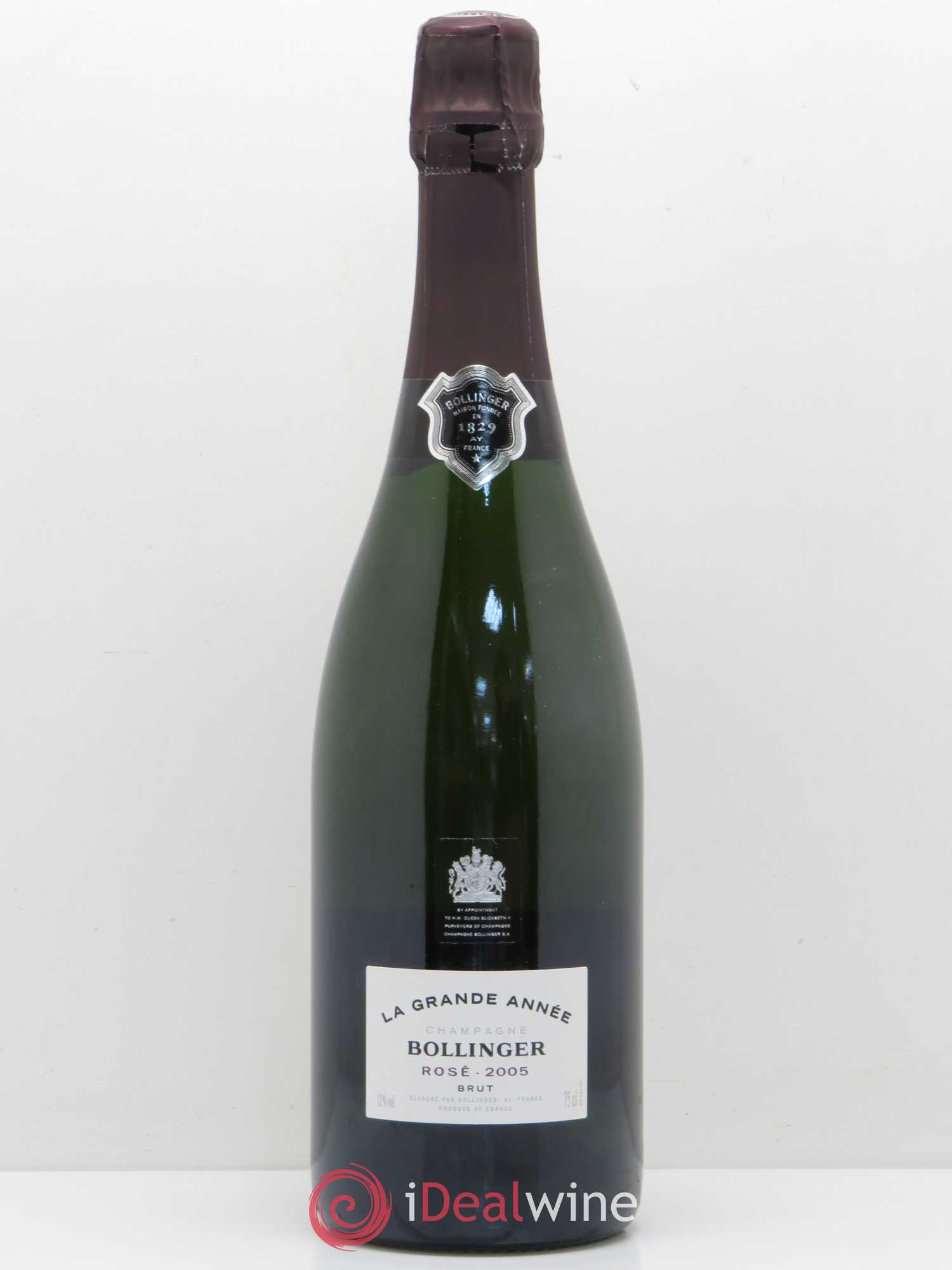 Grande Année Brut Bollinger 2005 - Lot de 1 bouteille - 0