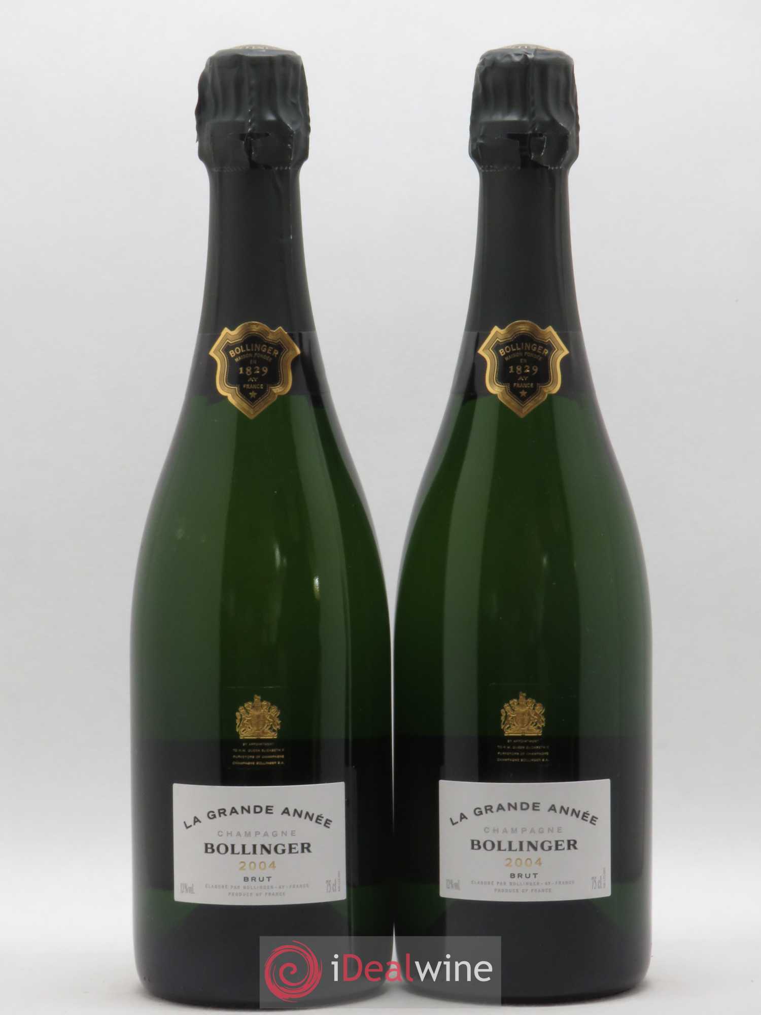 La Grande Année Brut Bollinger 2004 - Lot de 2 bouteilles - 0
