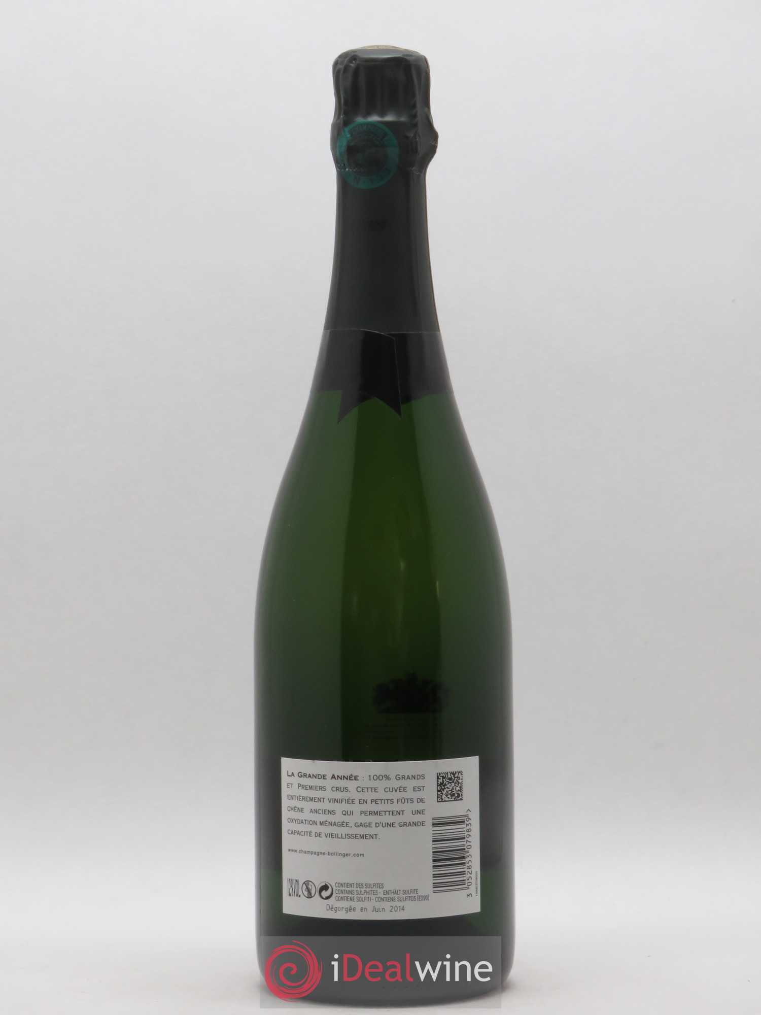 La Grande Année Brut Bollinger 2004 - Lot de 1 bouteille - 1