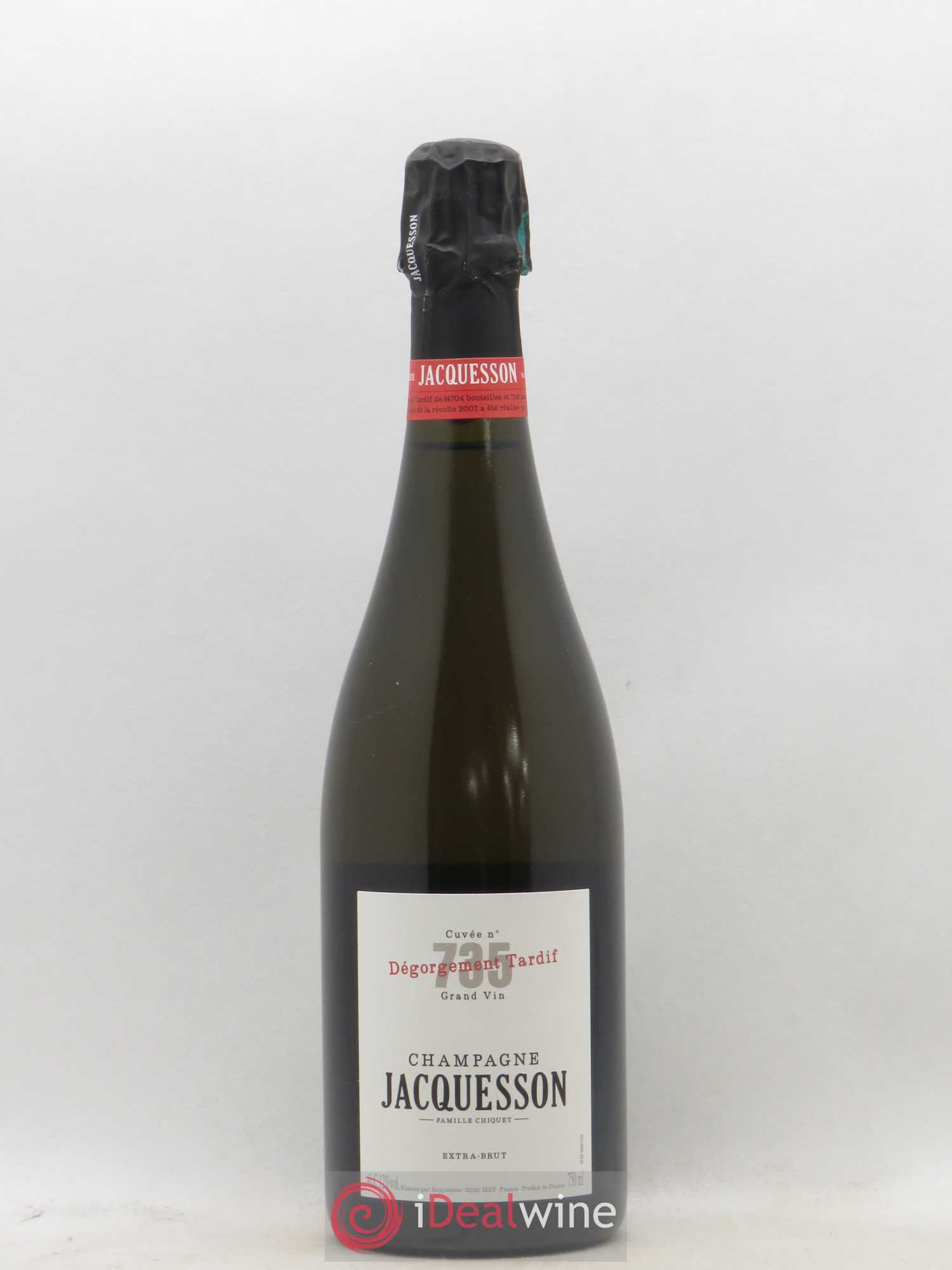 Cuvée 735 DT (Dégorgement Tardif) Extra-Brut Jacquesson - Lot de 1 bouteille - 0