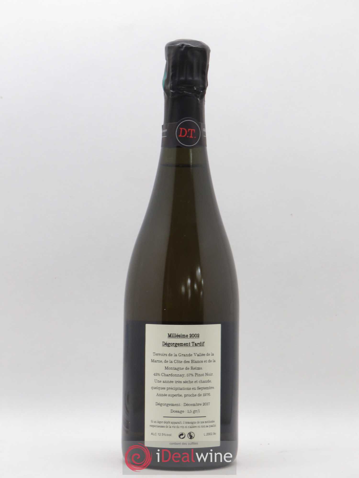 Dégorgement Tardif Jacquesson 2002 - Lot de 1 bouteille - 1