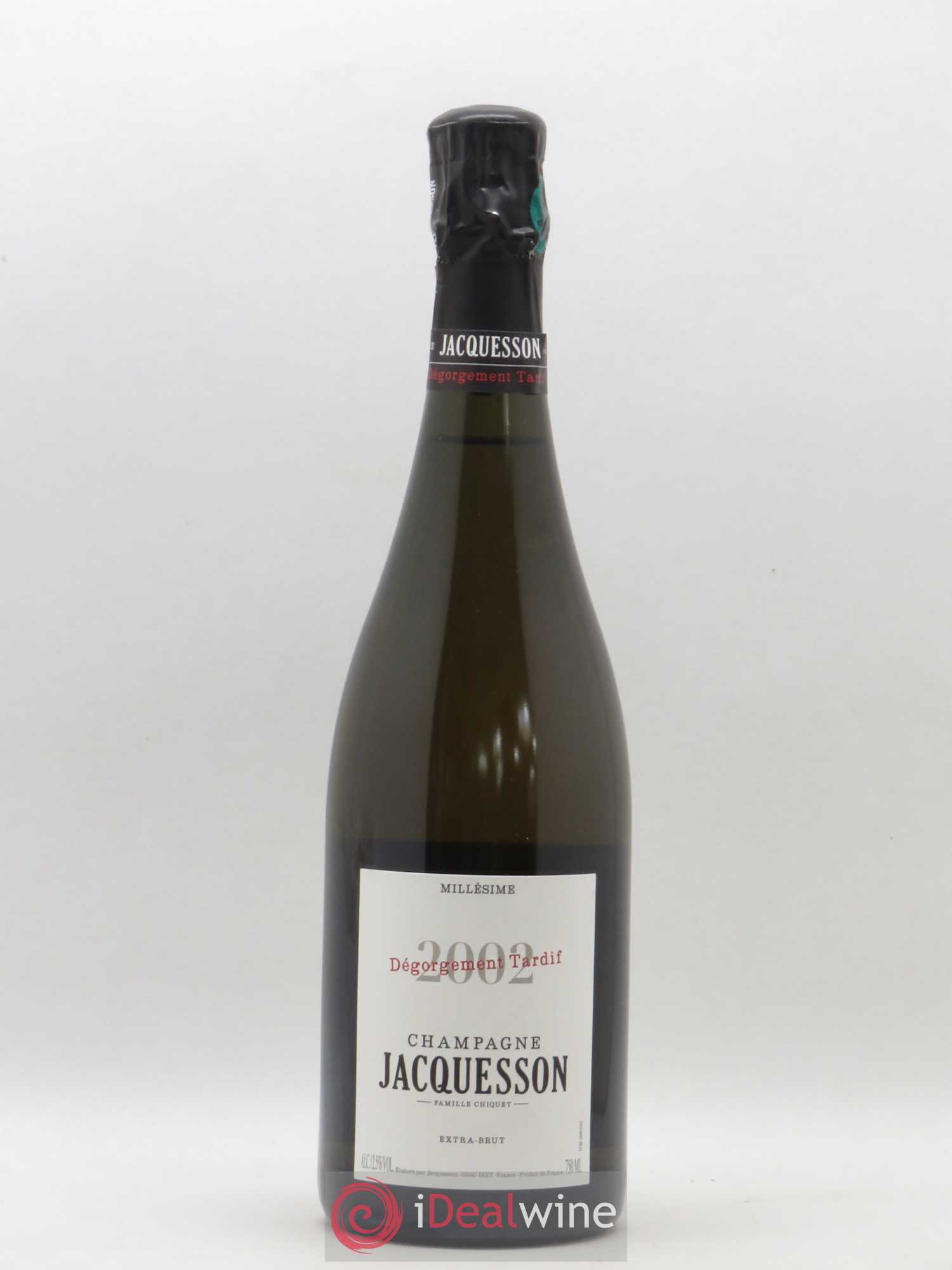 Dégorgement Tardif Jacquesson 2002 - Lot de 1 bouteille - 0