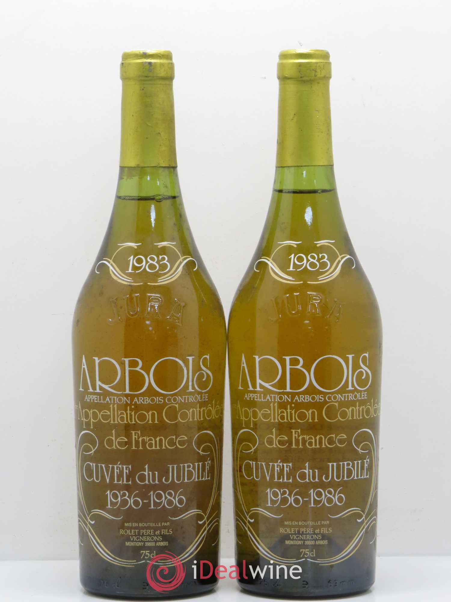Arbois Cuvée du jubilé Désiré Rollet (sans prix de réserve) 1983 - Posten von 2 Flaschen - 0